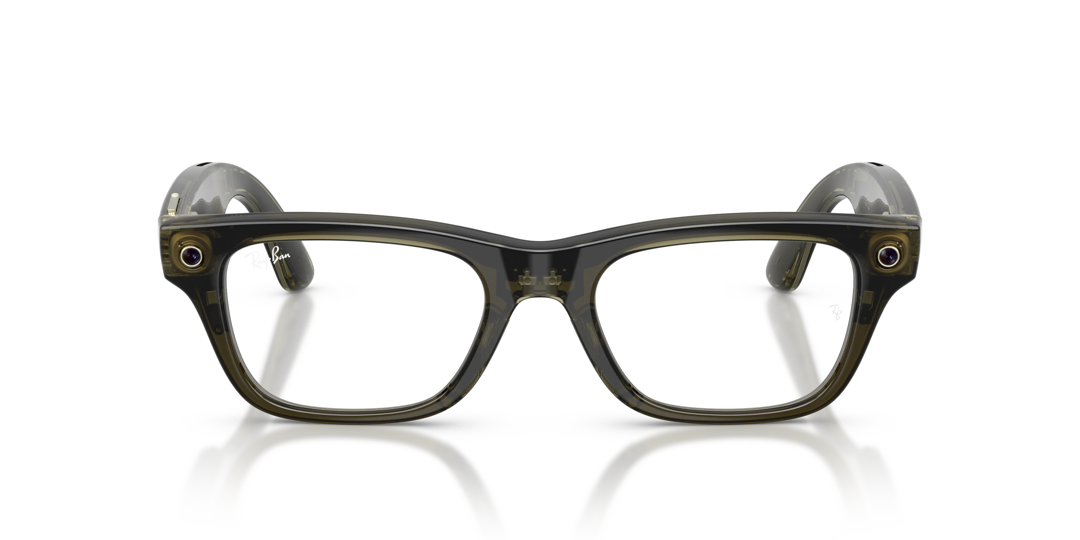 Ray - Ban RW7001 Ray-Ban Meta (Gen 2) Blayzer Optics 8530 Smart glasses Iniettato Verde Trasparente Squadrata Normale - immagine 3