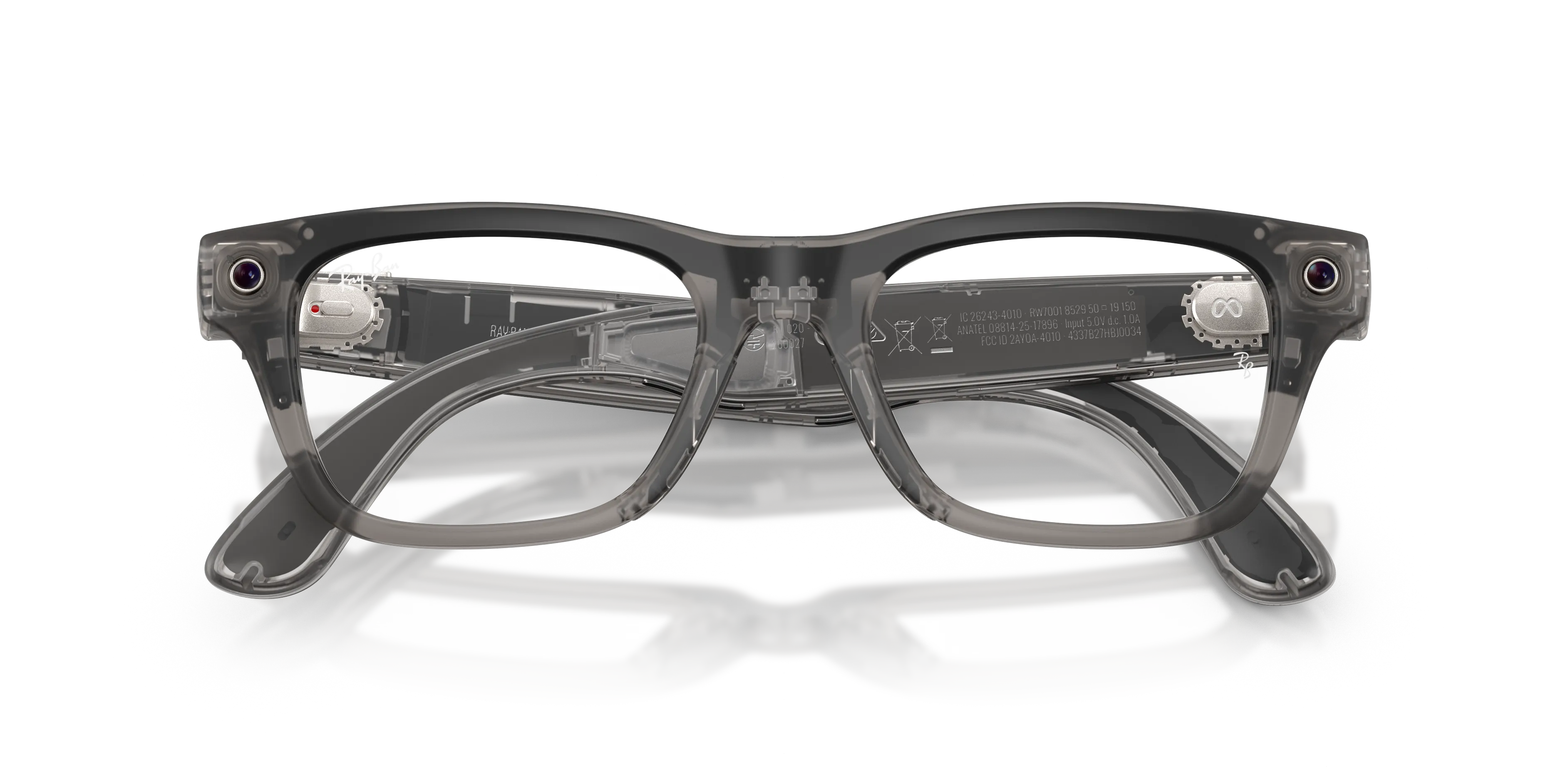 Ray - Ban RW7001 Ray-Ban Meta (Gen 2) Blayzer Optics 8529 Smart glasses Iniettato Grigio Trasparente Squadrata Normale - immagine 2
