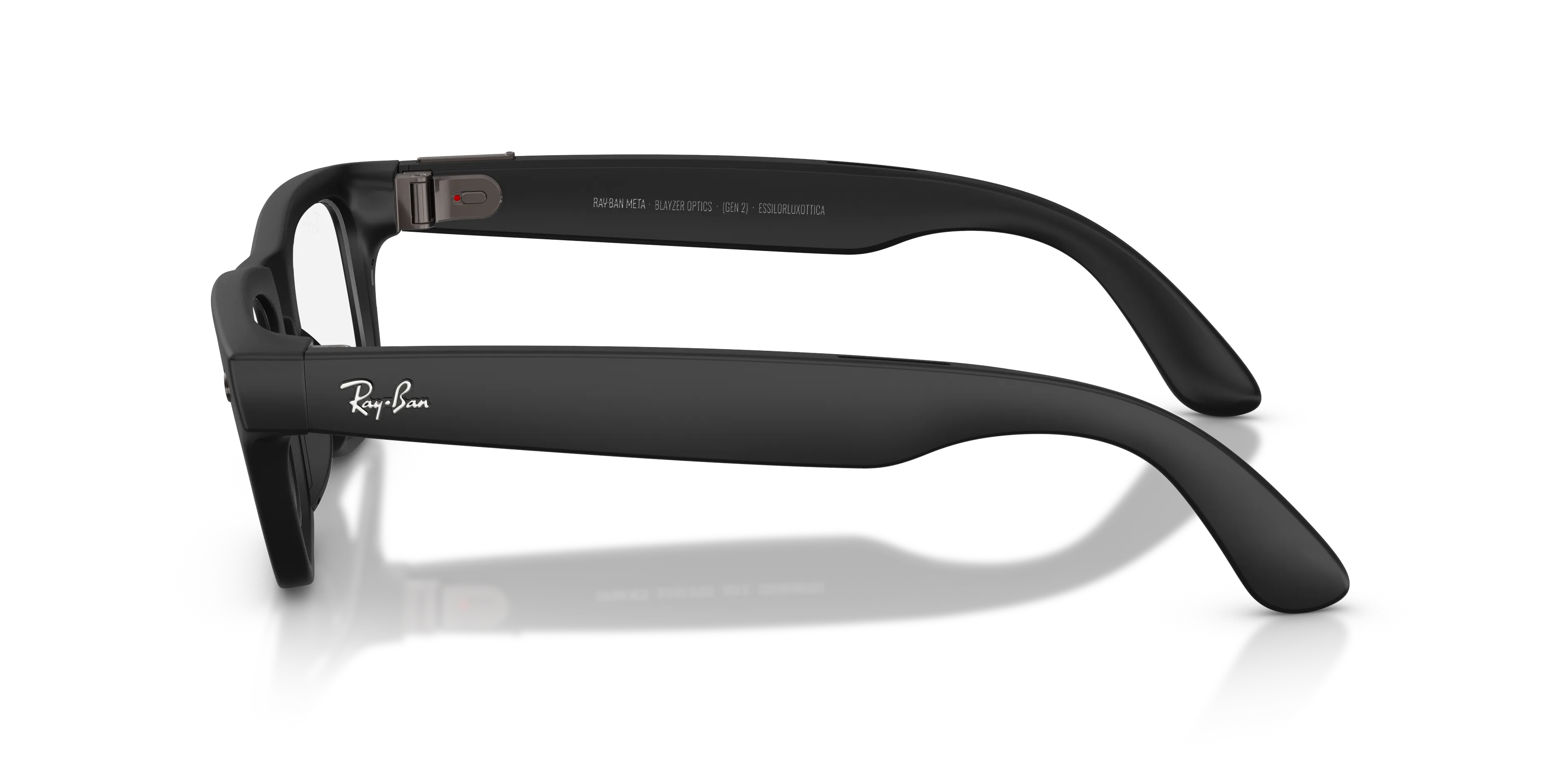 Ray - Ban RW7001 Ray-Ban Meta (Gen 2) Blayzer Optics 2077 Smart glasses Iniettato Nero Trasparente Squadrata Normale - immagine 4