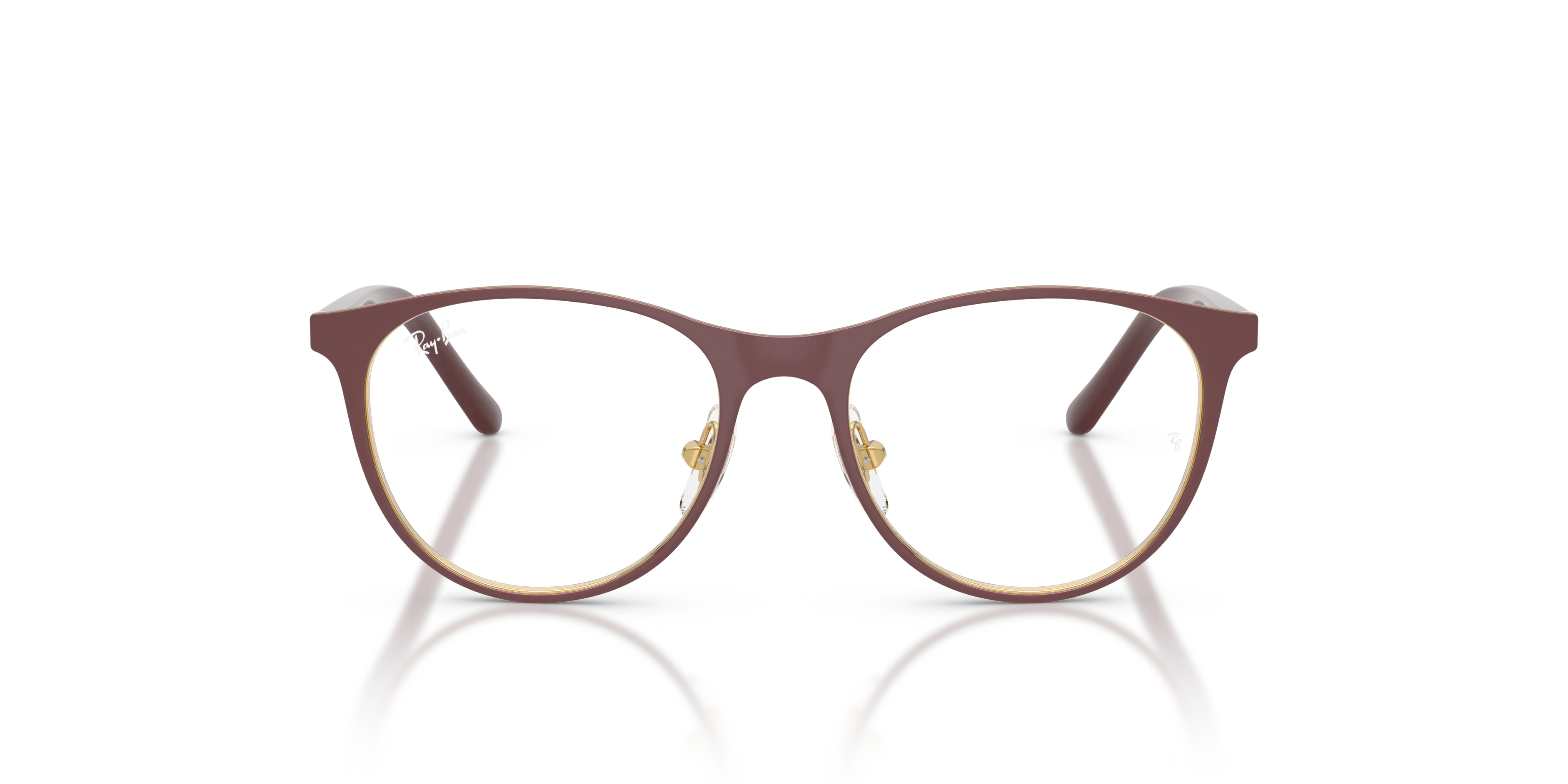 Ray - Ban RY9552V 4097 Montature da vista Metallo Viola Trasparente Pantos Normale - immagine 3
