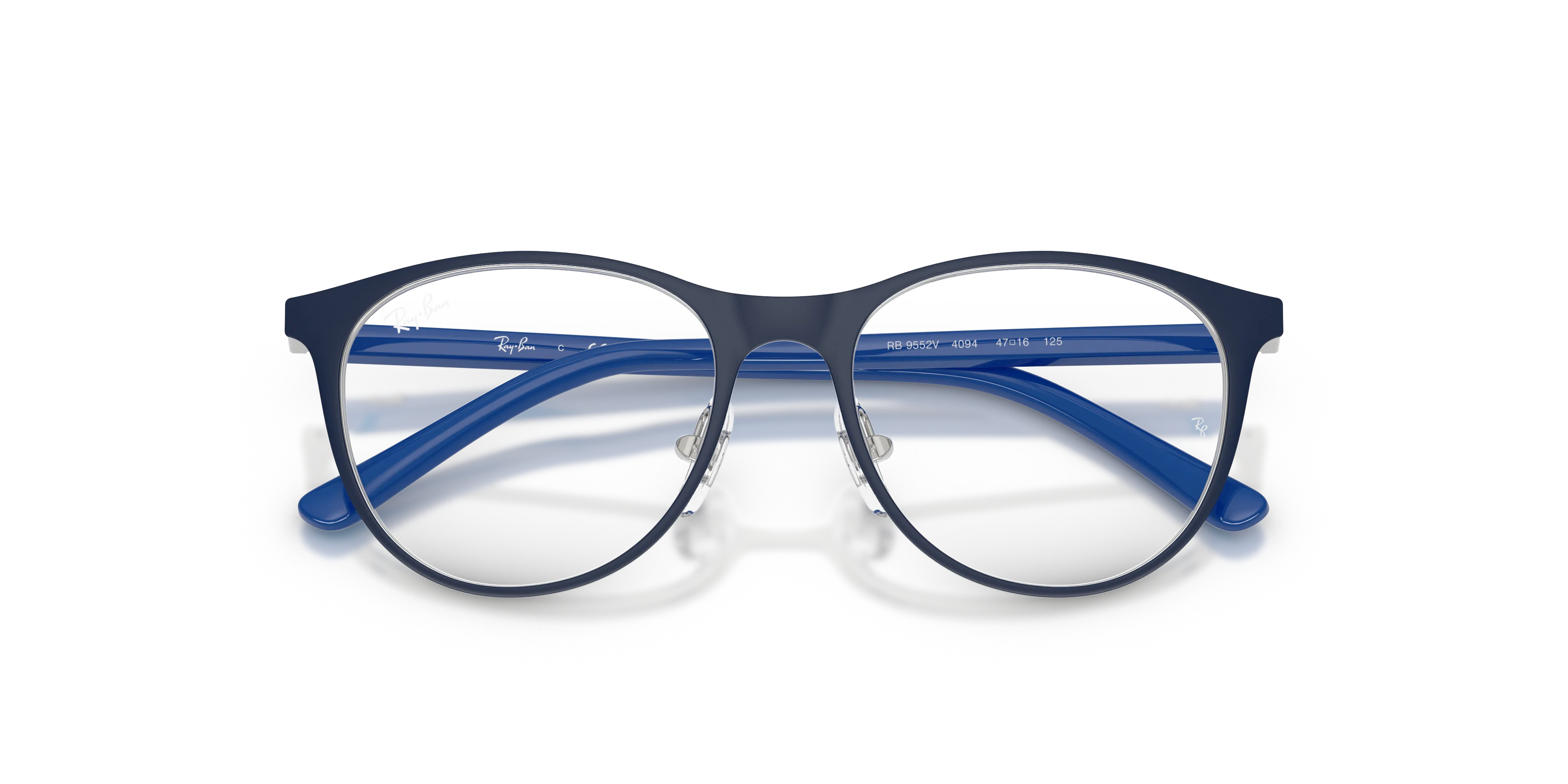 Ray - Ban RY9552V 4094 Montature da vista Metallo Argento Trasparente Pantos Normale - immagine 2