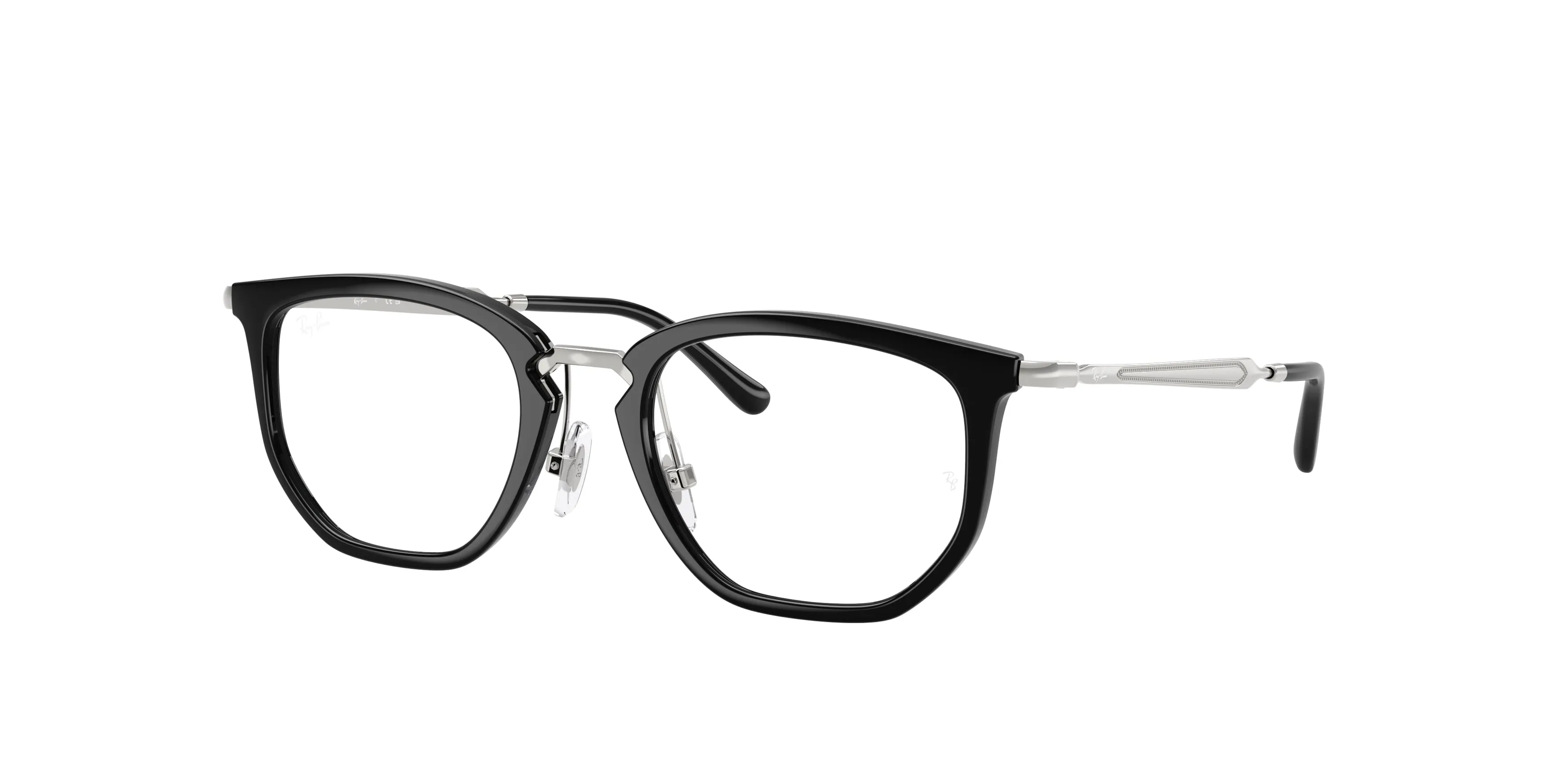 Ray - Ban RY9085V 3542 Montature da vista Nylon Nero Trasparente Geometrica Normale - immagine 1