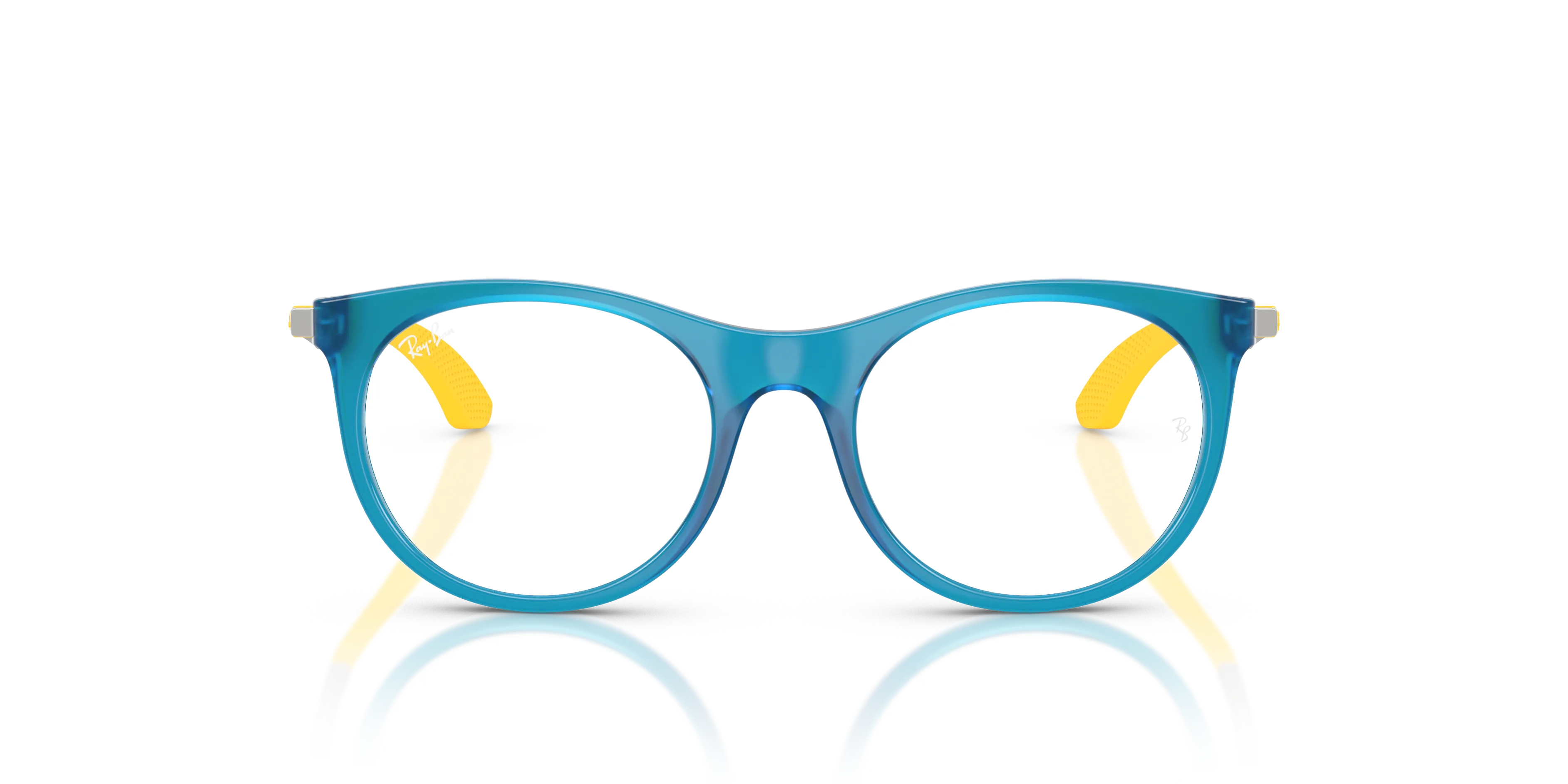 Ray - Ban RY9082V 7502 Montature da vista Nylon Blu Trasparente Pantos Normale - immagine 3