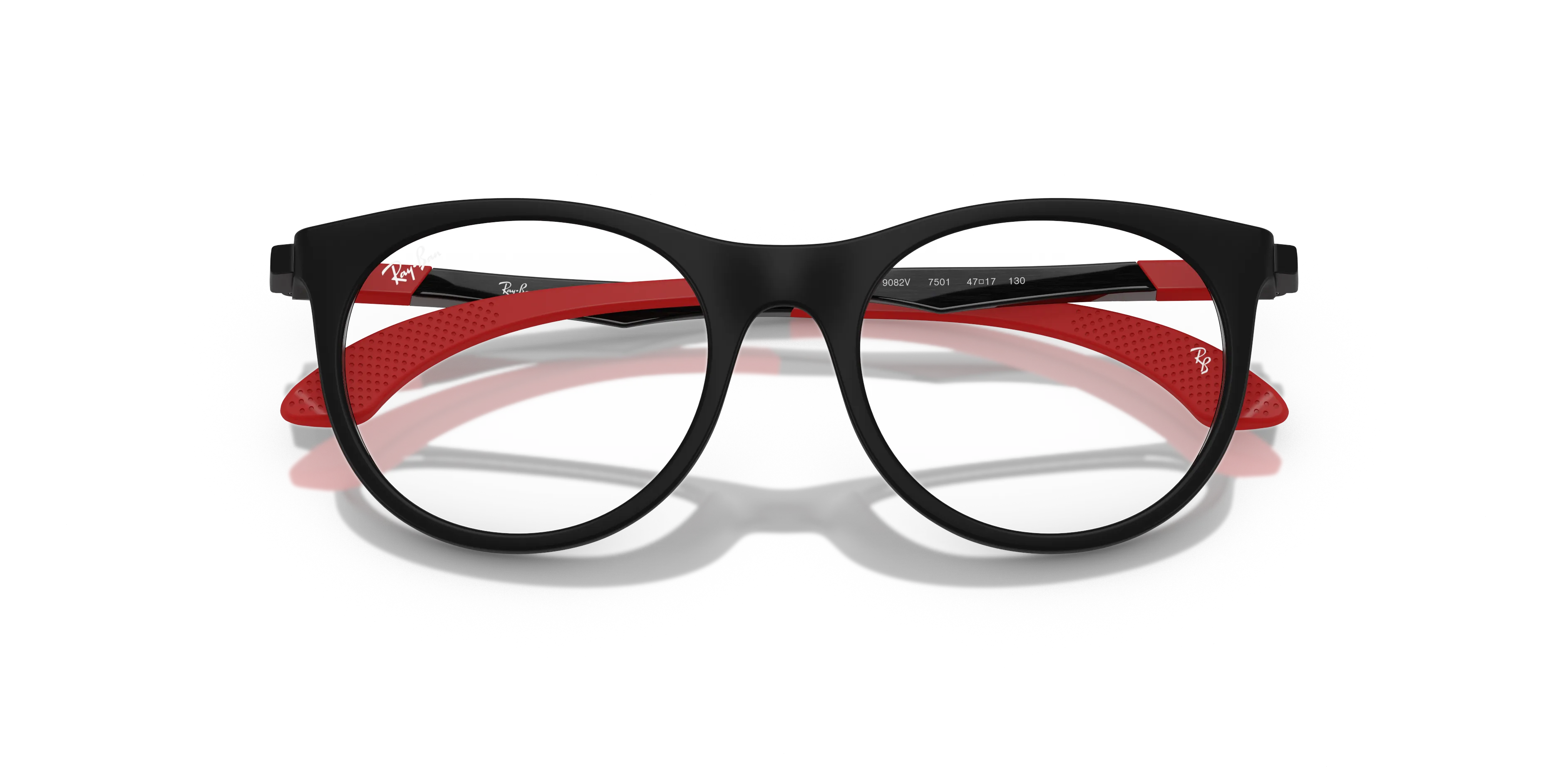 Ray - Ban RY9082V 7501 Montature da vista Nylon Nero Trasparente Pantos Normale - immagine 2