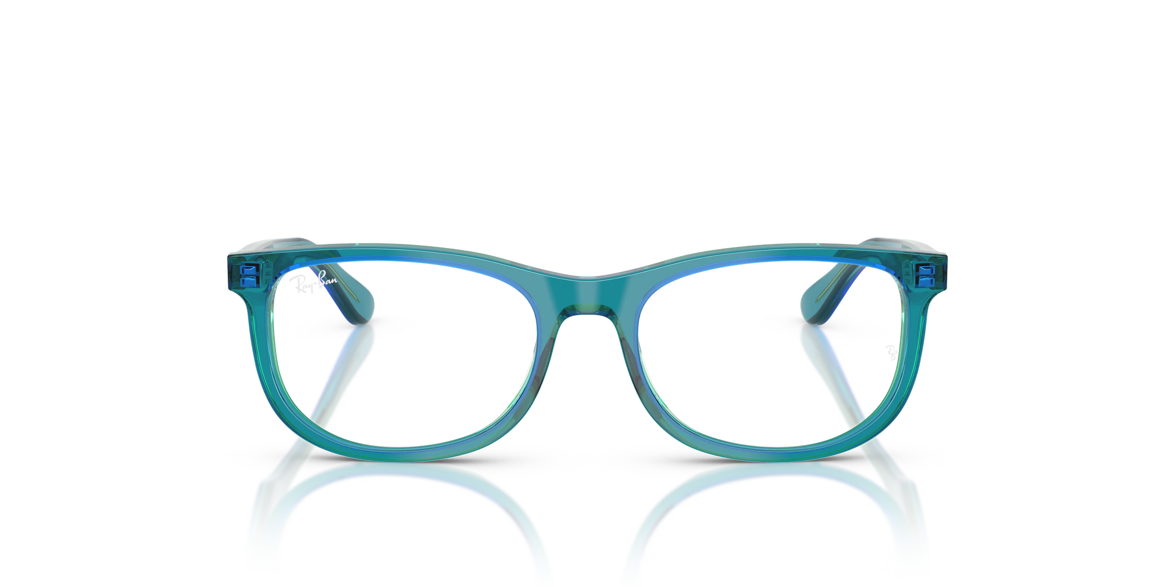 Ray - Ban RY1642 3996 Montature da vista Acetato Blu Trasparente Pillow Normale - immagine 3