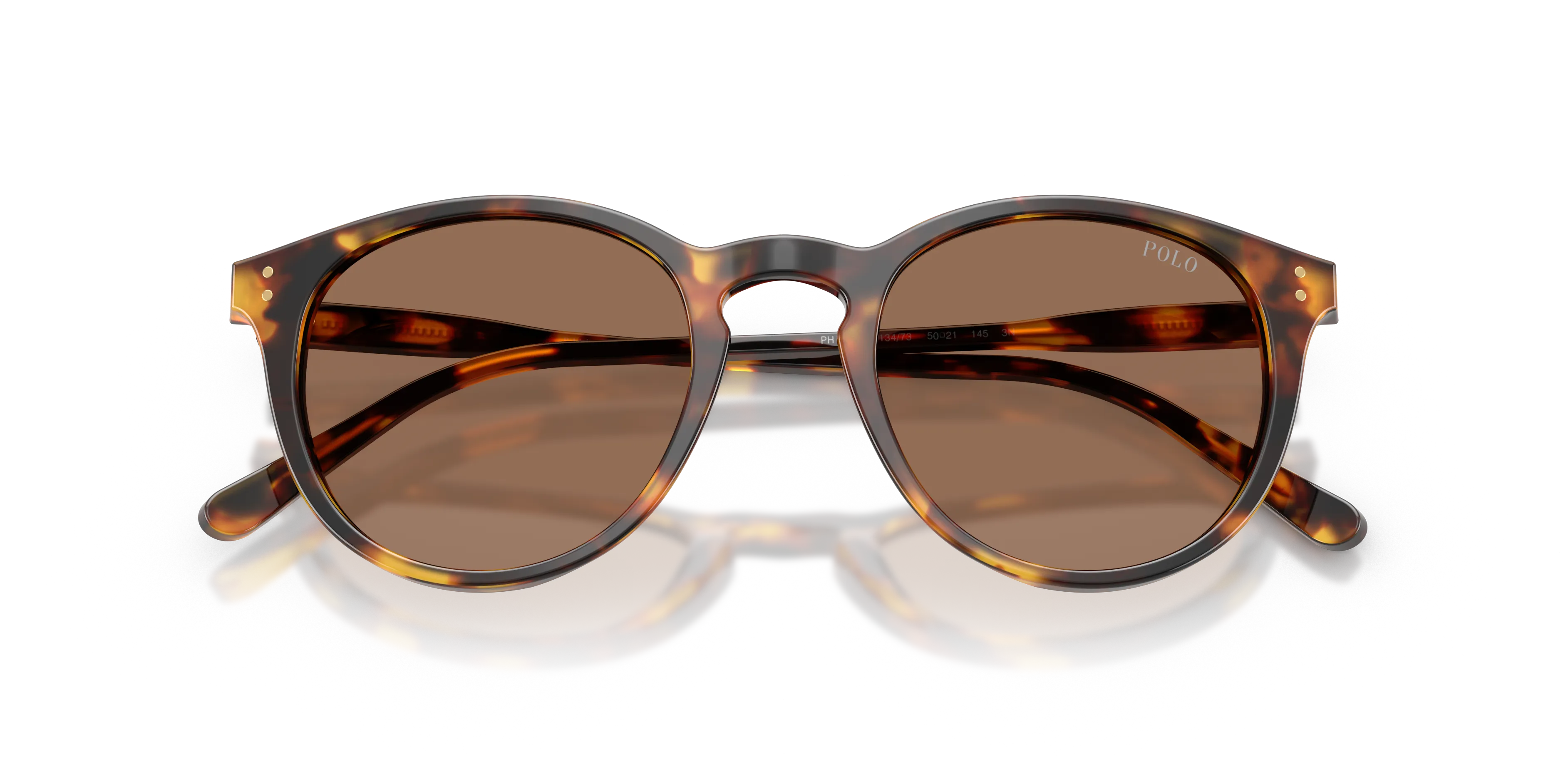 Polo Ralph Lauren PH4110 513473 Occhiali da sole Acetato Tartaruga Marrone Pantos Normale - immagine 2