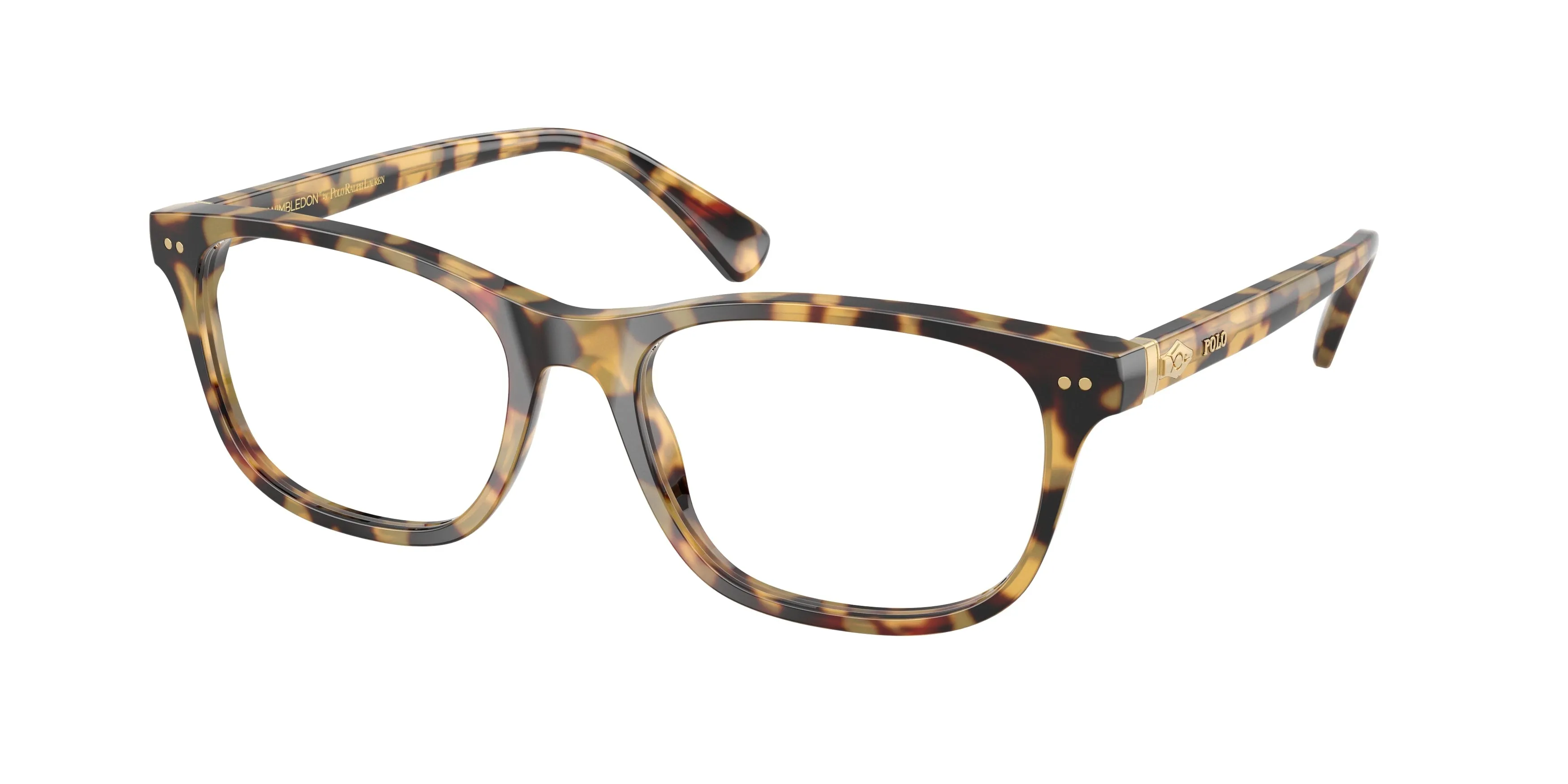 Polo Ralph Lauren PH2280 5504 Montature da vista Acetato Marrone Trasparente Squadrata Normale - immagine 1