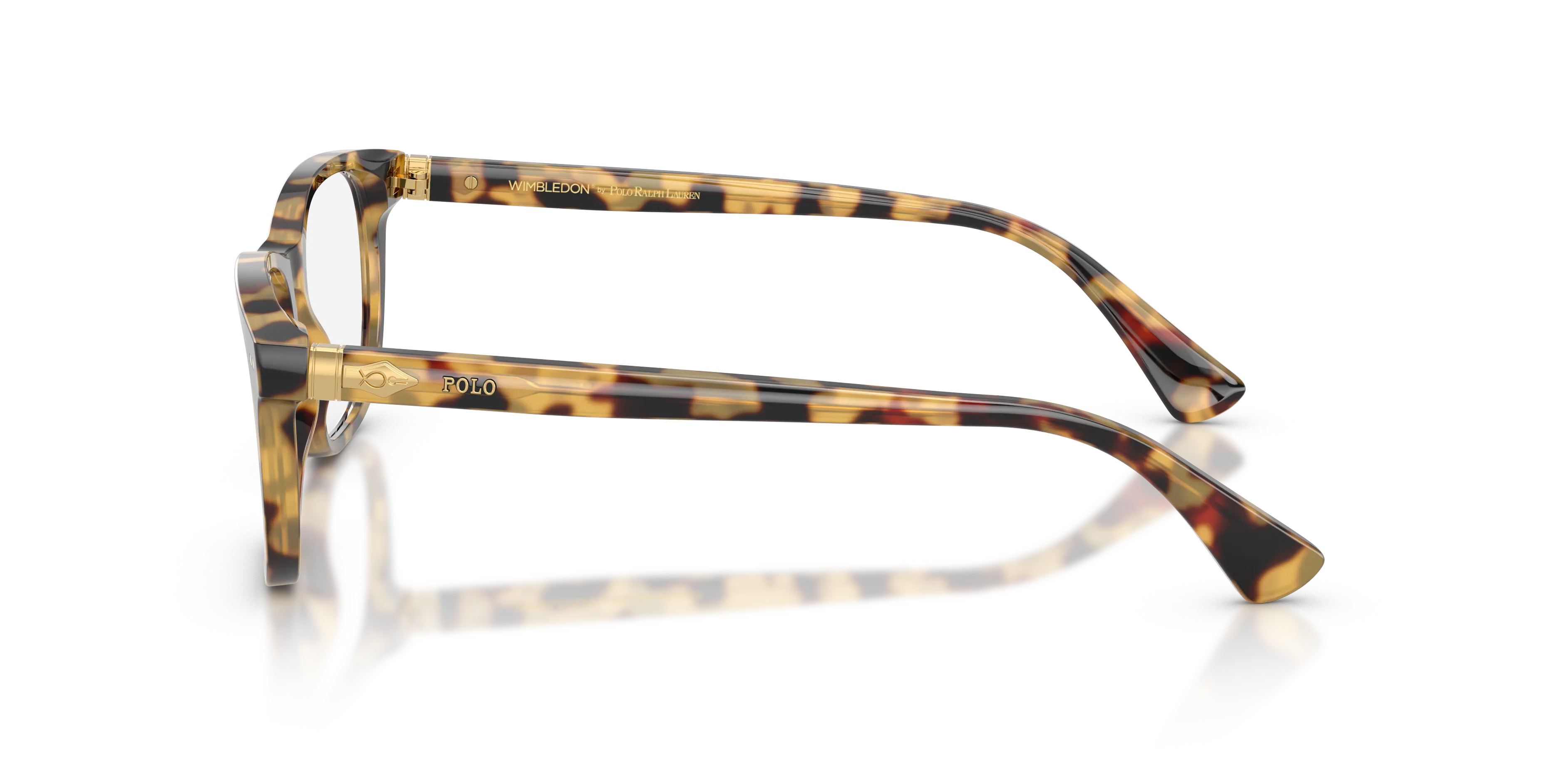 Polo Ralph Lauren PH2280 5504 Montature da vista Acetato Marrone Trasparente Squadrata Normale - immagine 4