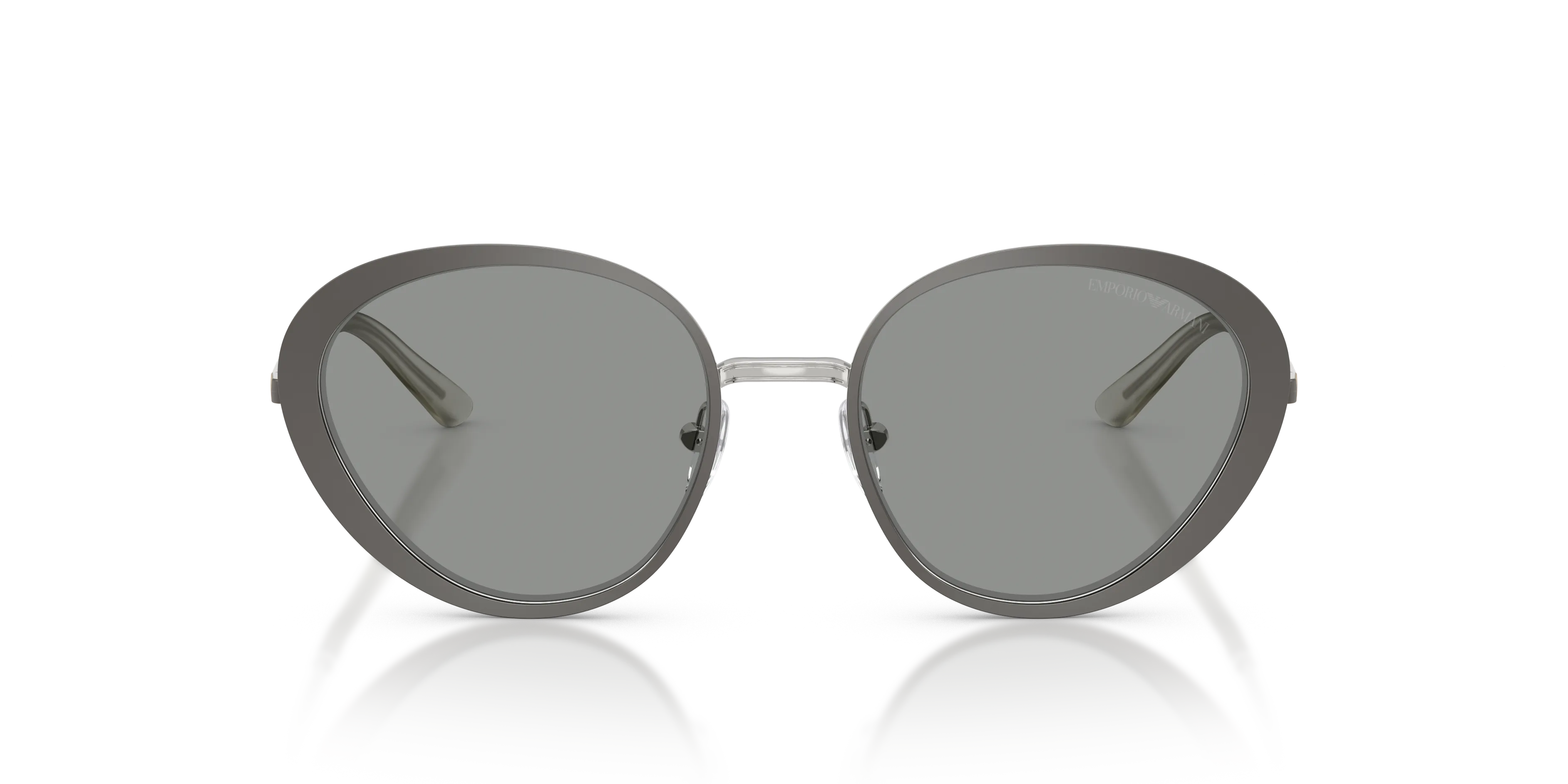 Emporio Armani EA2177 3003/1 Occhiali da sole Metallo Grigio Grigio Geometrica Normale - immagine 3