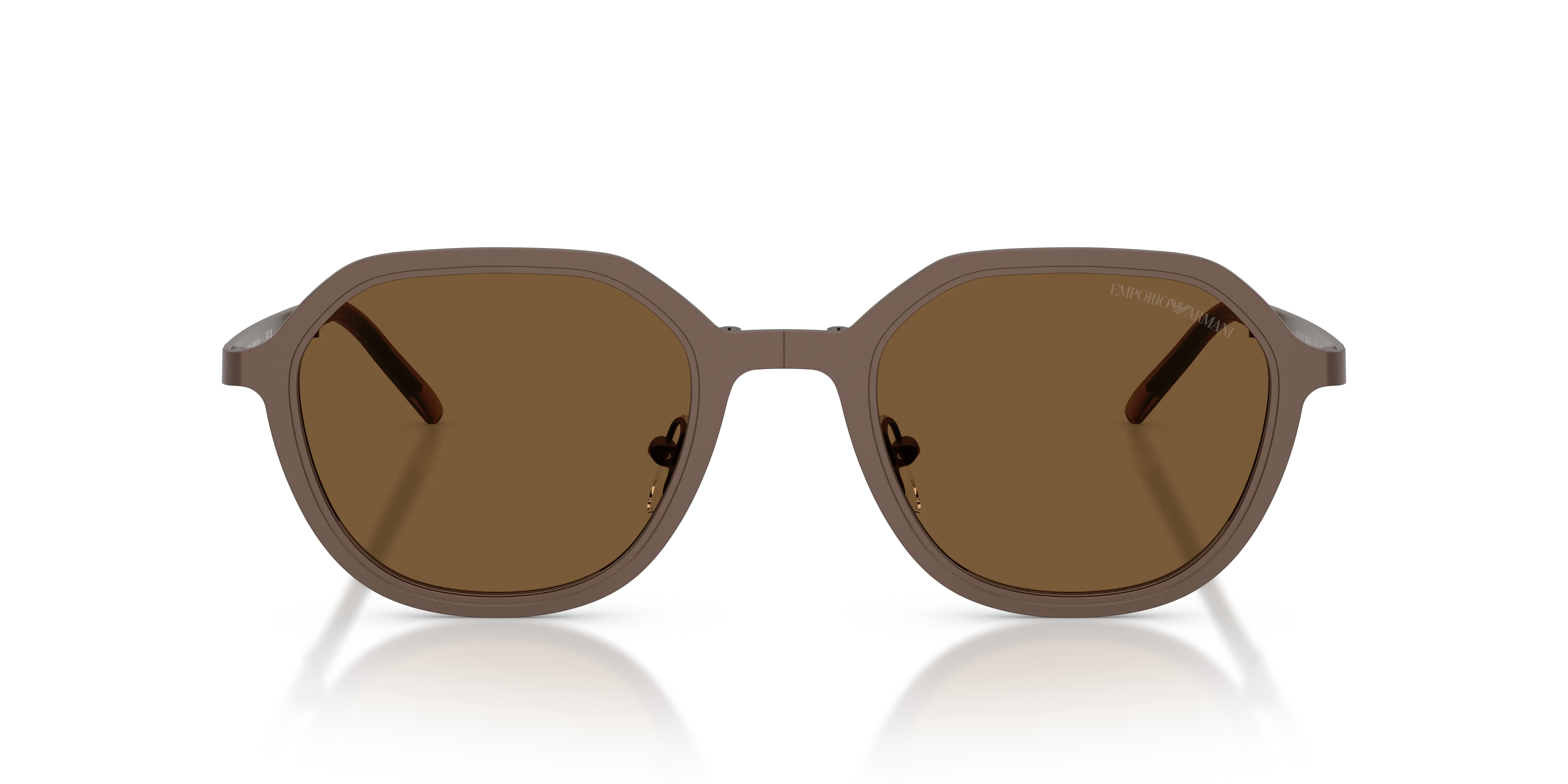 Emporio Armani EA2176 300693 Occhiali da sole Metallo Bronzo Marrone Geometrica Normale - immagine 3