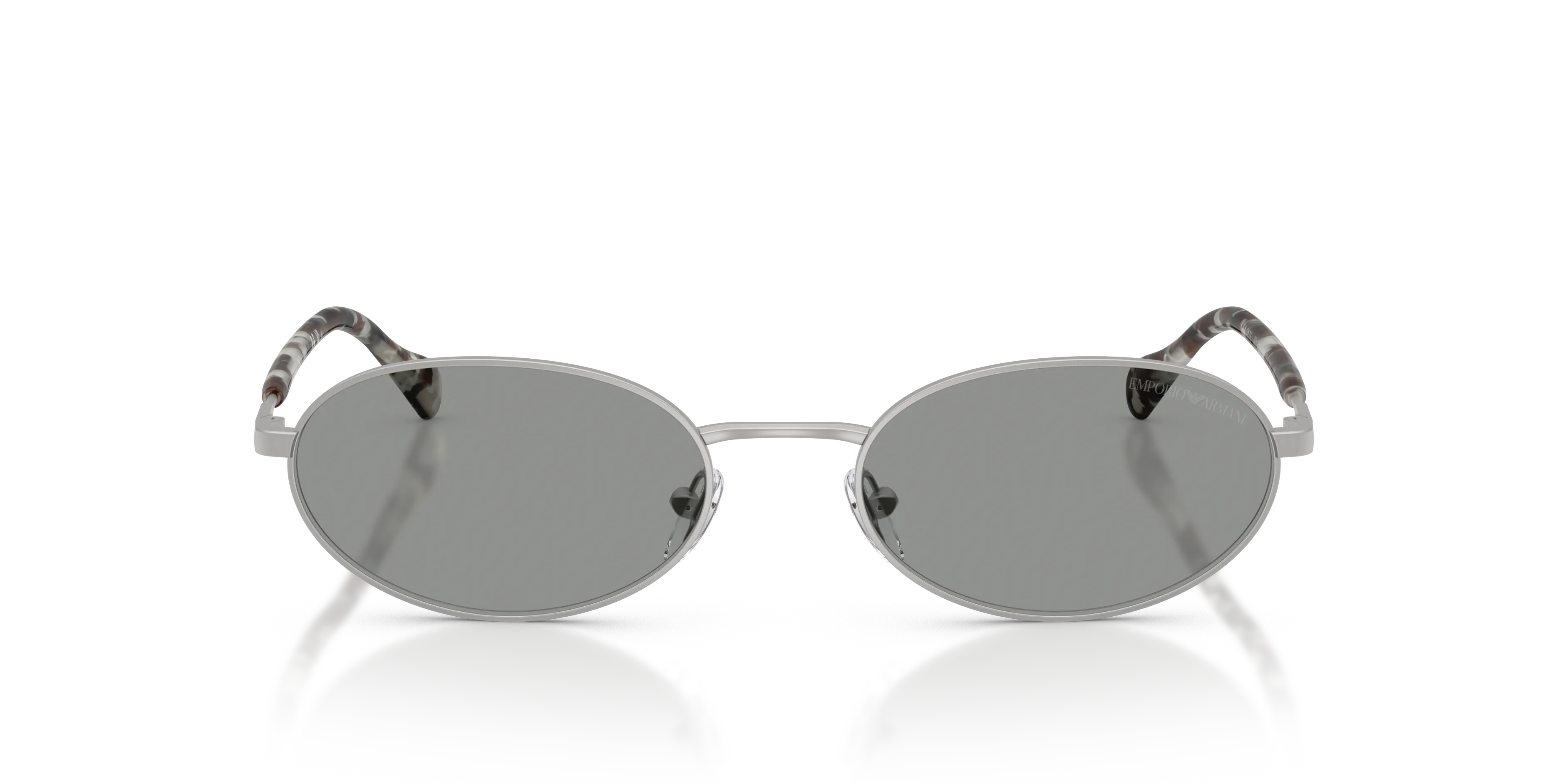 Emporio Armani EA2175 3015/1 Occhiali da sole Metallo Argento Grigio Rotonda Normale - immagine 3