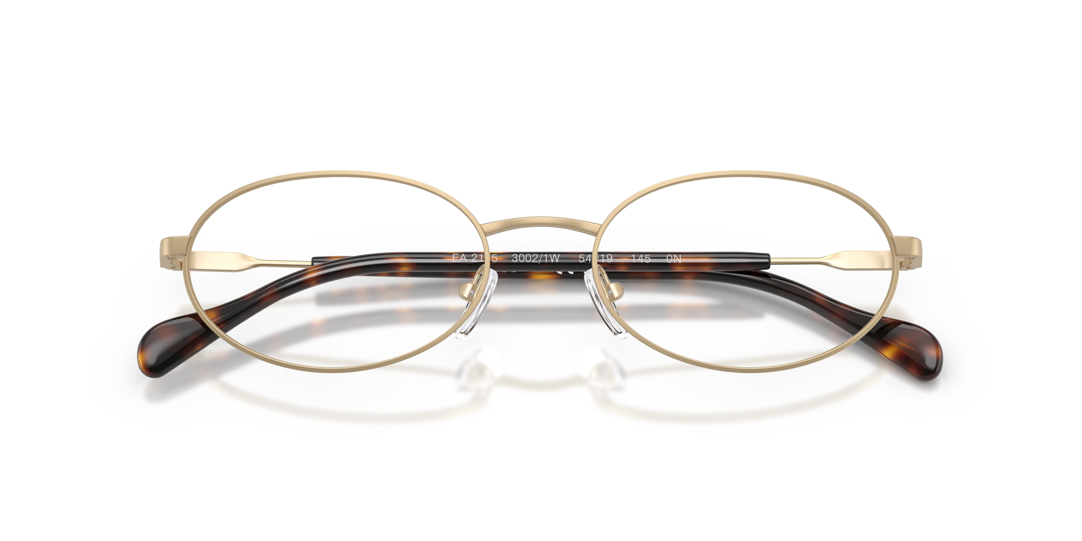 Emporio Armani EA2175 30021W Occhiali da sole Metallo Oro Trasparente Rotonda Normale - immagine 2