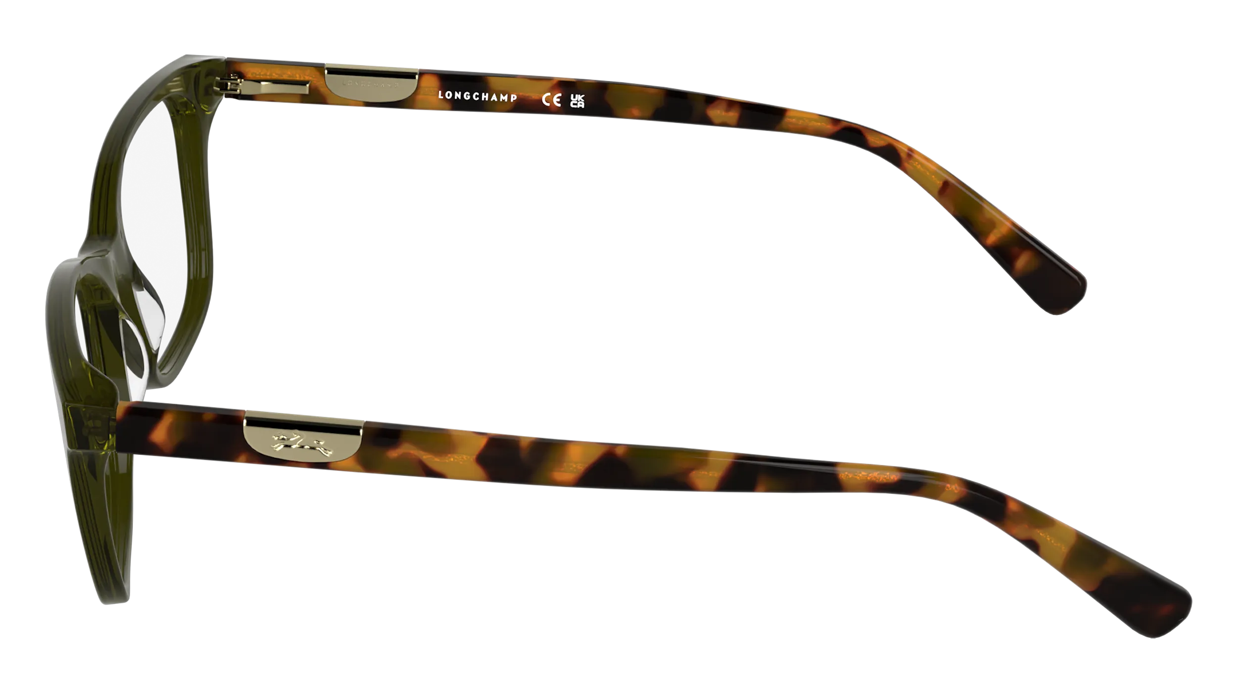 LONGCHAMP LO2797 319 Montature da vista Acetato Verde Squadrata Normale - immagine 3
