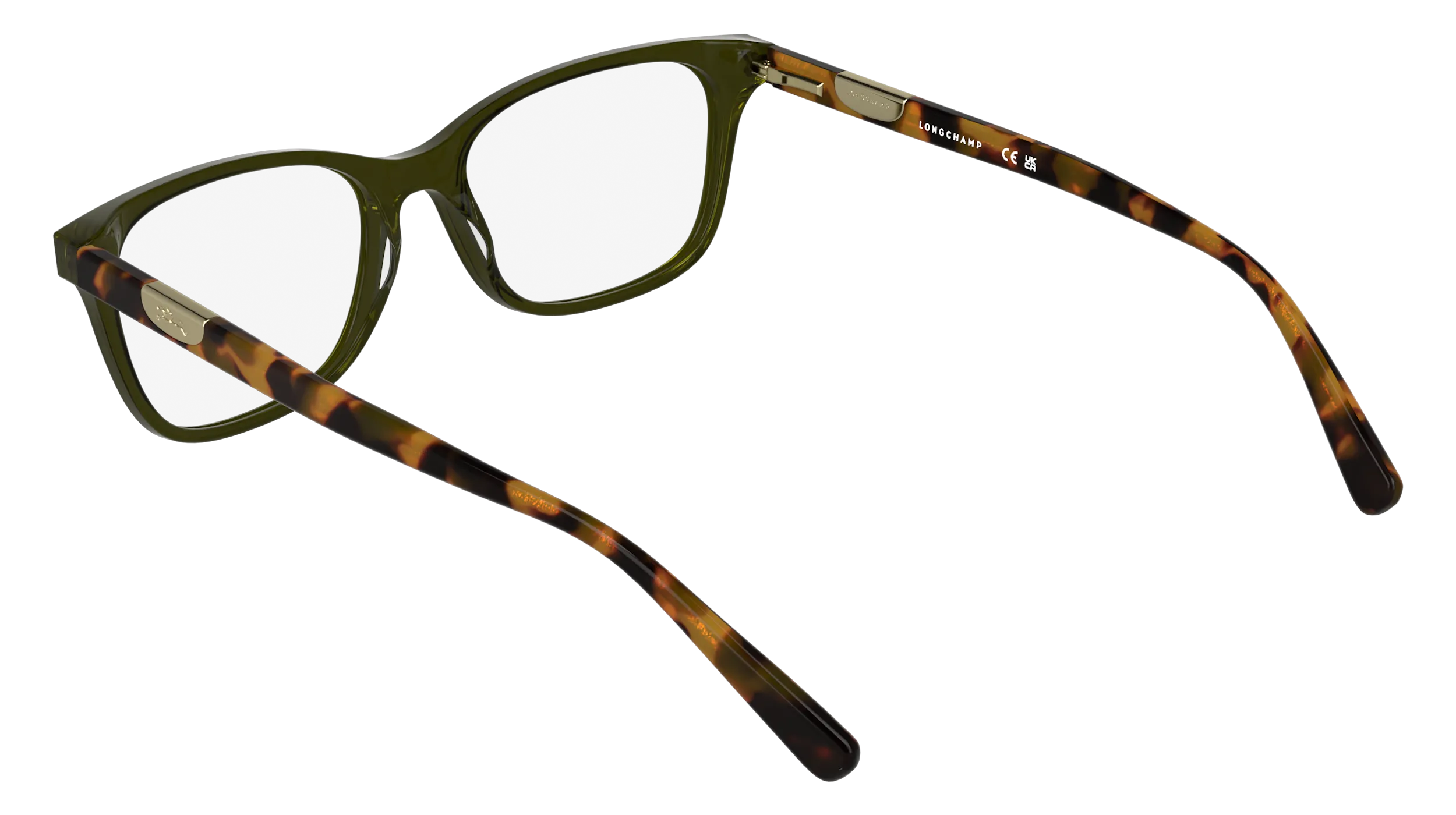 LONGCHAMP LO2797 319 Montature da vista Acetato Verde Squadrata Normale - immagine 4