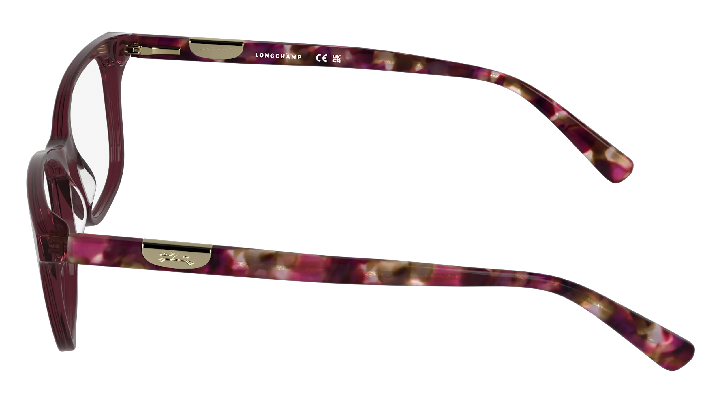 LONGCHAMP LO2797 609 Montature da vista Acetato Viola Squadrata Normale - immagine 3