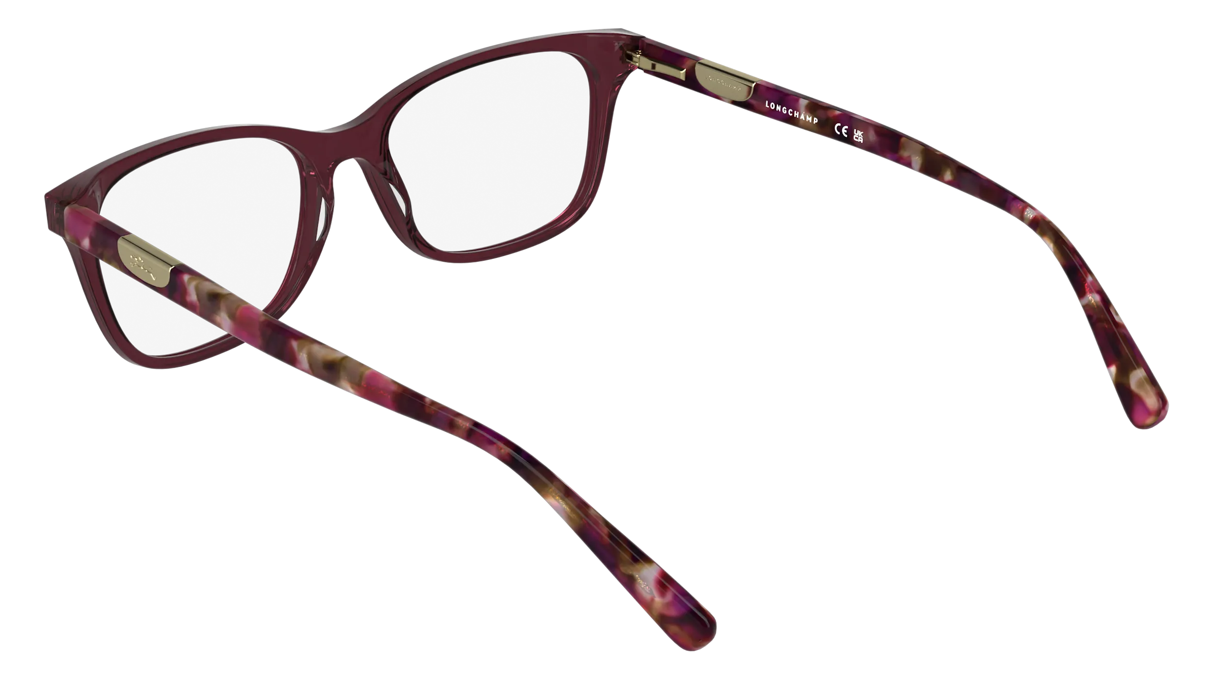 LONGCHAMP LO2797 609 Montature da vista Acetato Viola Squadrata Normale - immagine 4
