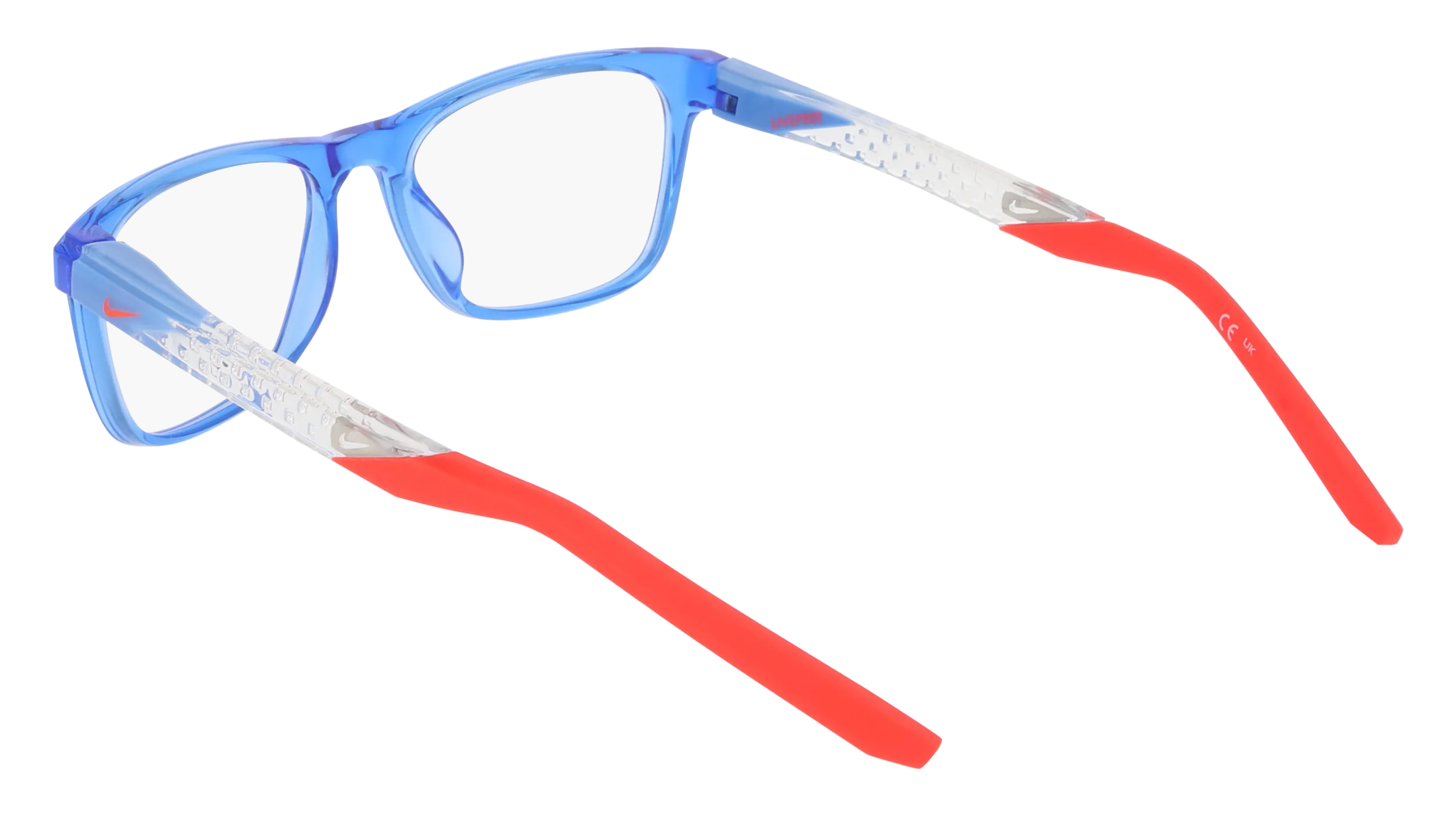 Nike Junior Nike NIKE 5058 450 Montature da vista bambino Bio-iniettato Blu Squadrata Normale - immagine 4