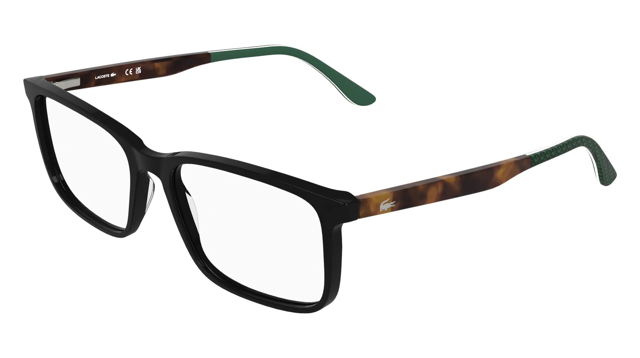 Lacoste L2993 001 Montature da vista Acetato Nero Squadrata Normale - immagine 1
