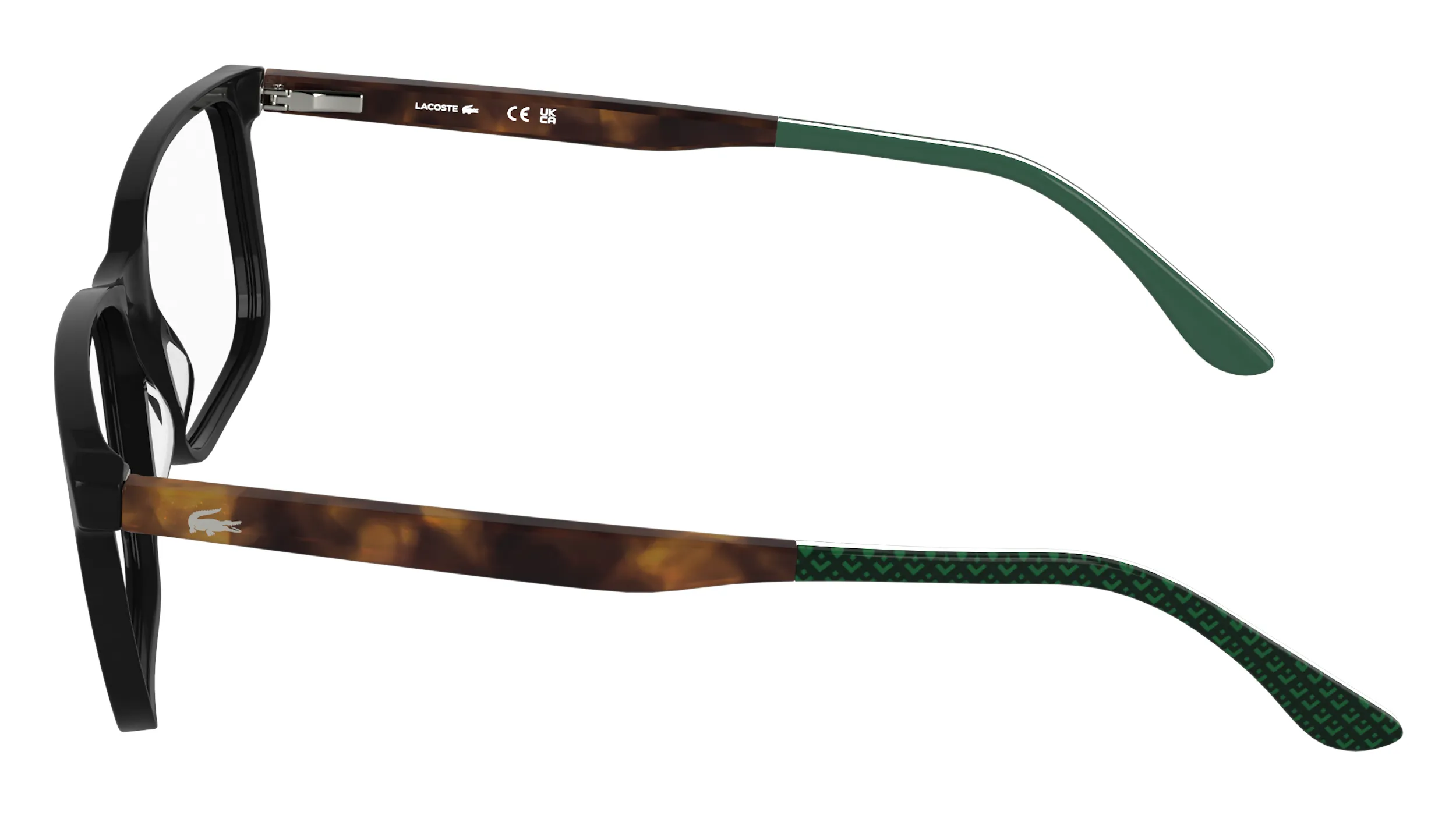 Lacoste L2993 001 Montature da vista Acetato Nero Squadrata Normale - immagine 3