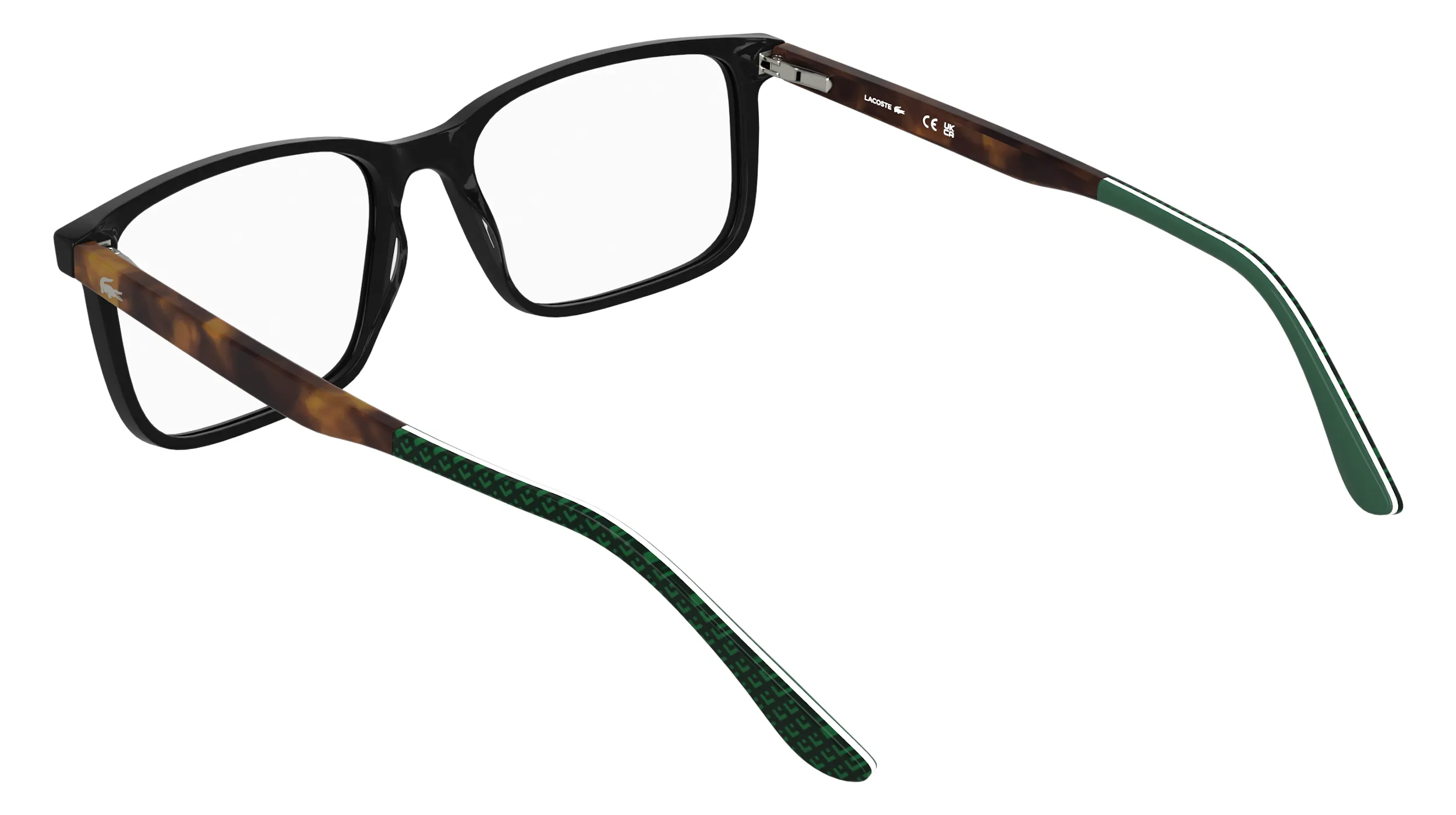 Lacoste L2993 001 Montature da vista Acetato Nero Squadrata Normale - immagine 4