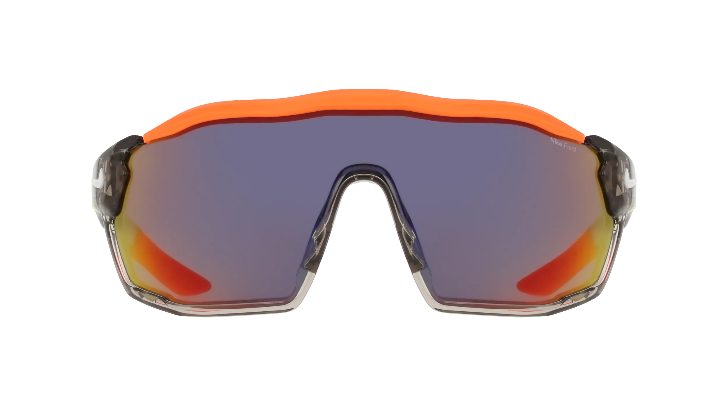 Nike NIKE SHOW X RUSH E DZ7369 009 Occhiali da sole Bio-iniettato Grigio Rosso Maschera Normale - immagine 2