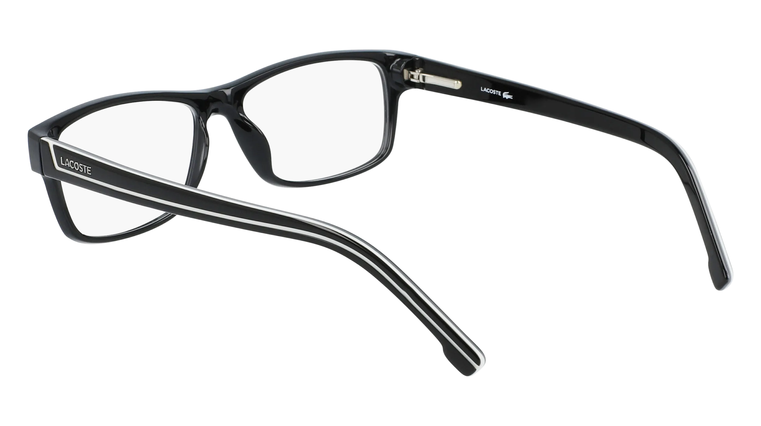 Lacoste L2707 ON 001 Montature da vista Bio-iniettato Nero Squadrata Normale - immagine 4