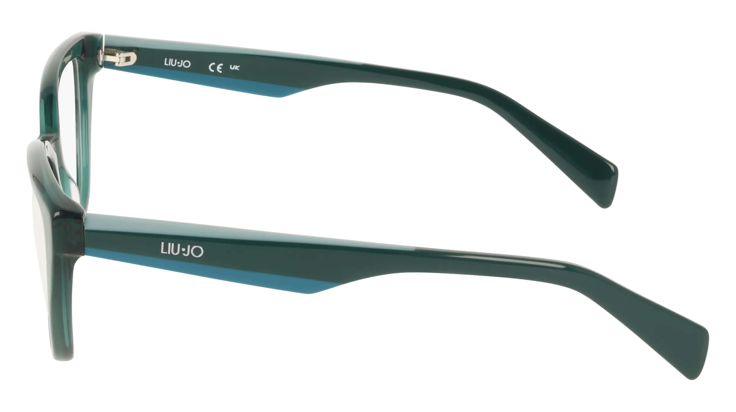 Liu Jo LJ2838 302 Montature da vista Acetato Verde Cat Eye Normale - immagine 3