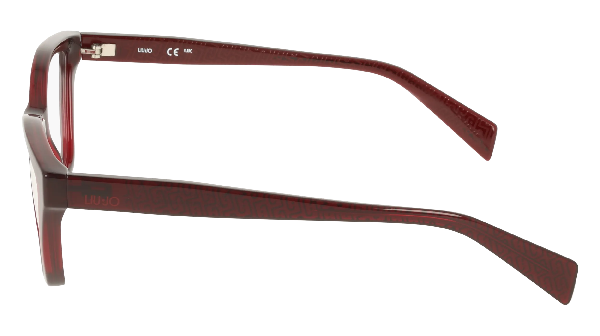 Liu Jo LJ2836 601 Montature da vista Bio-iniettato Bordeaux Farfalla Normale - immagine 3