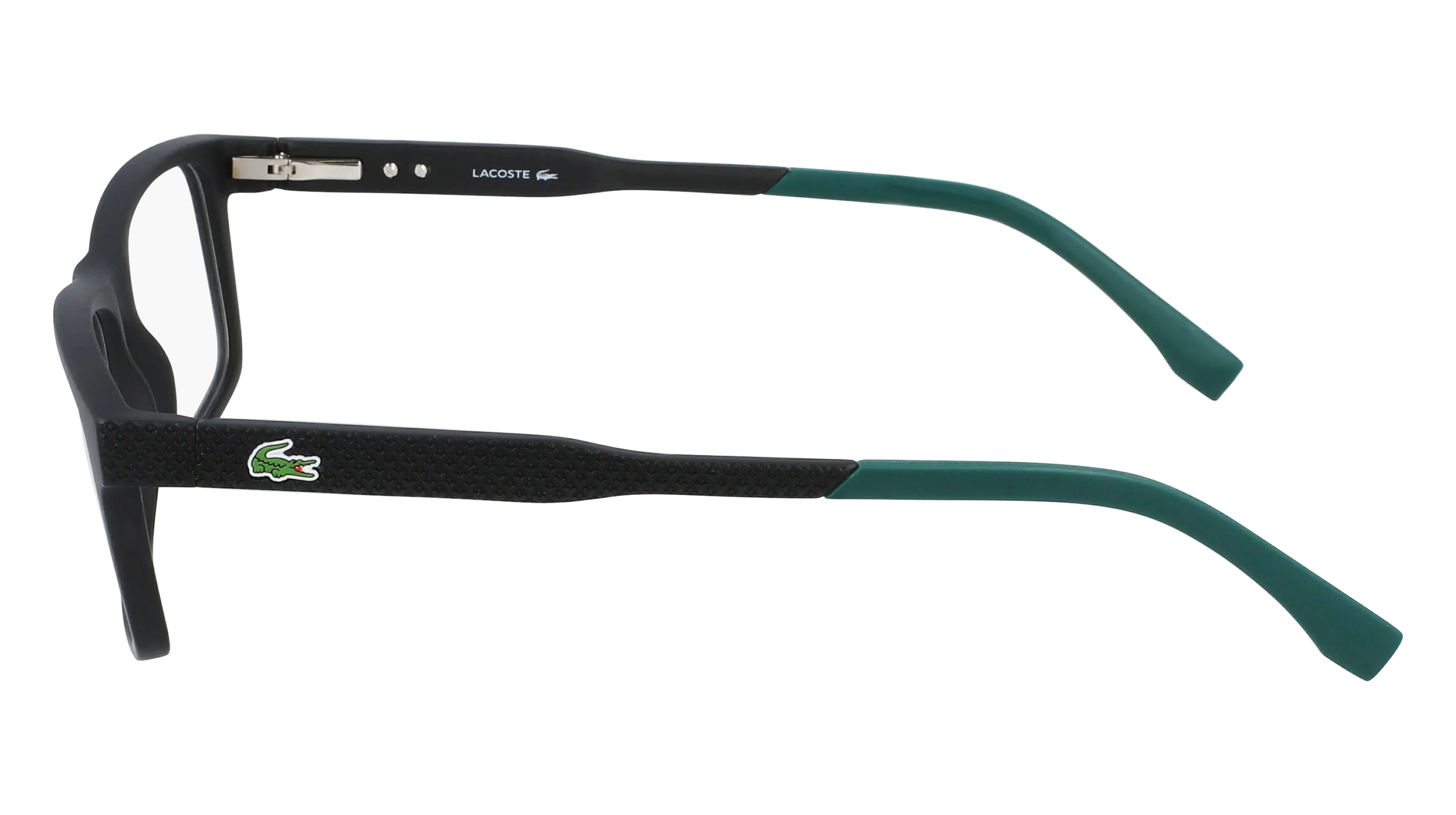 Lacoste L2876 N 001 Montature da vista Bio-iniettato Nero Squadrata Normale - immagine 3