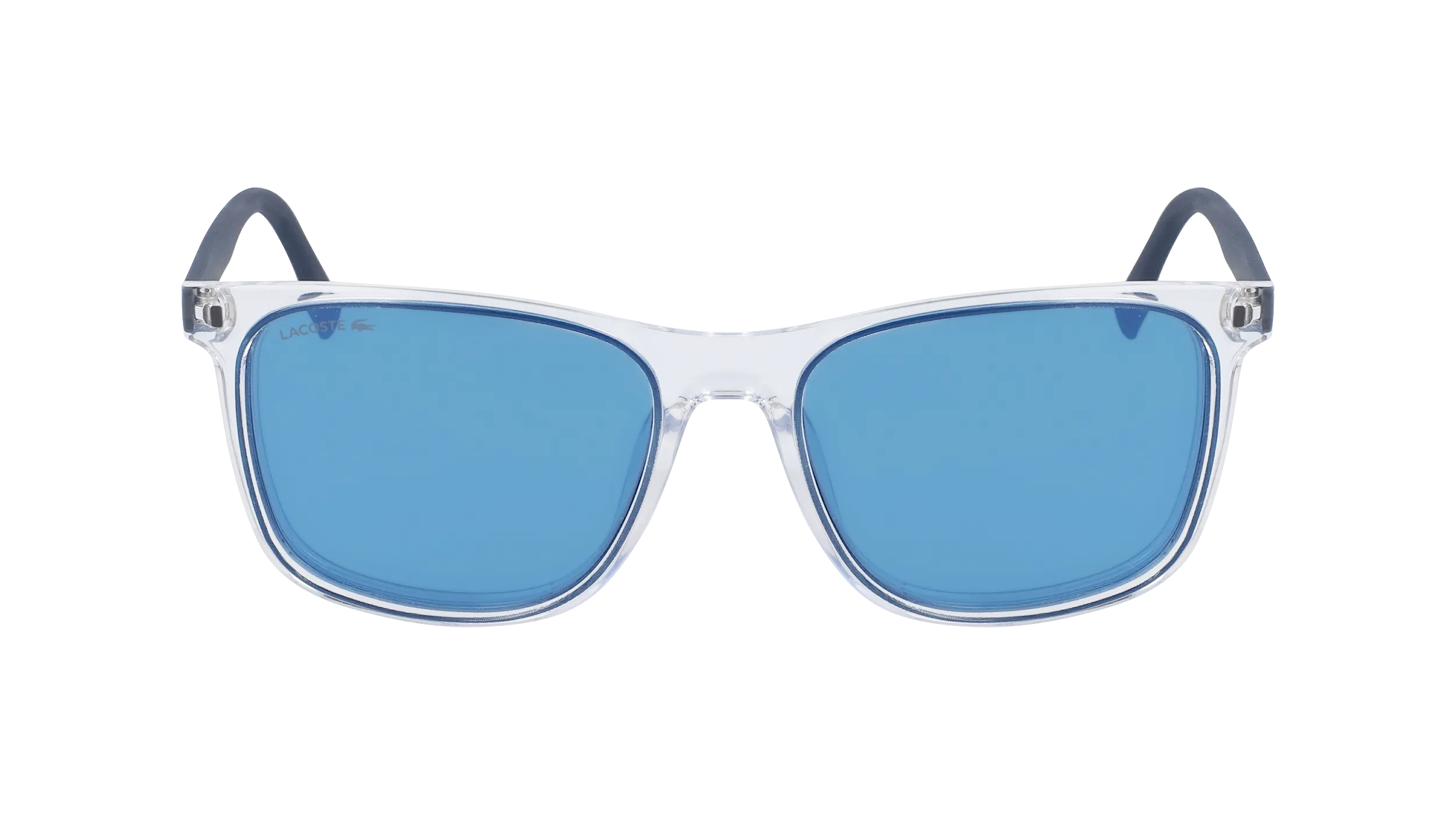 Lacoste L882S N 414 Occhiali da sole Iniettato Blu Squadrata Normale - immagine 2