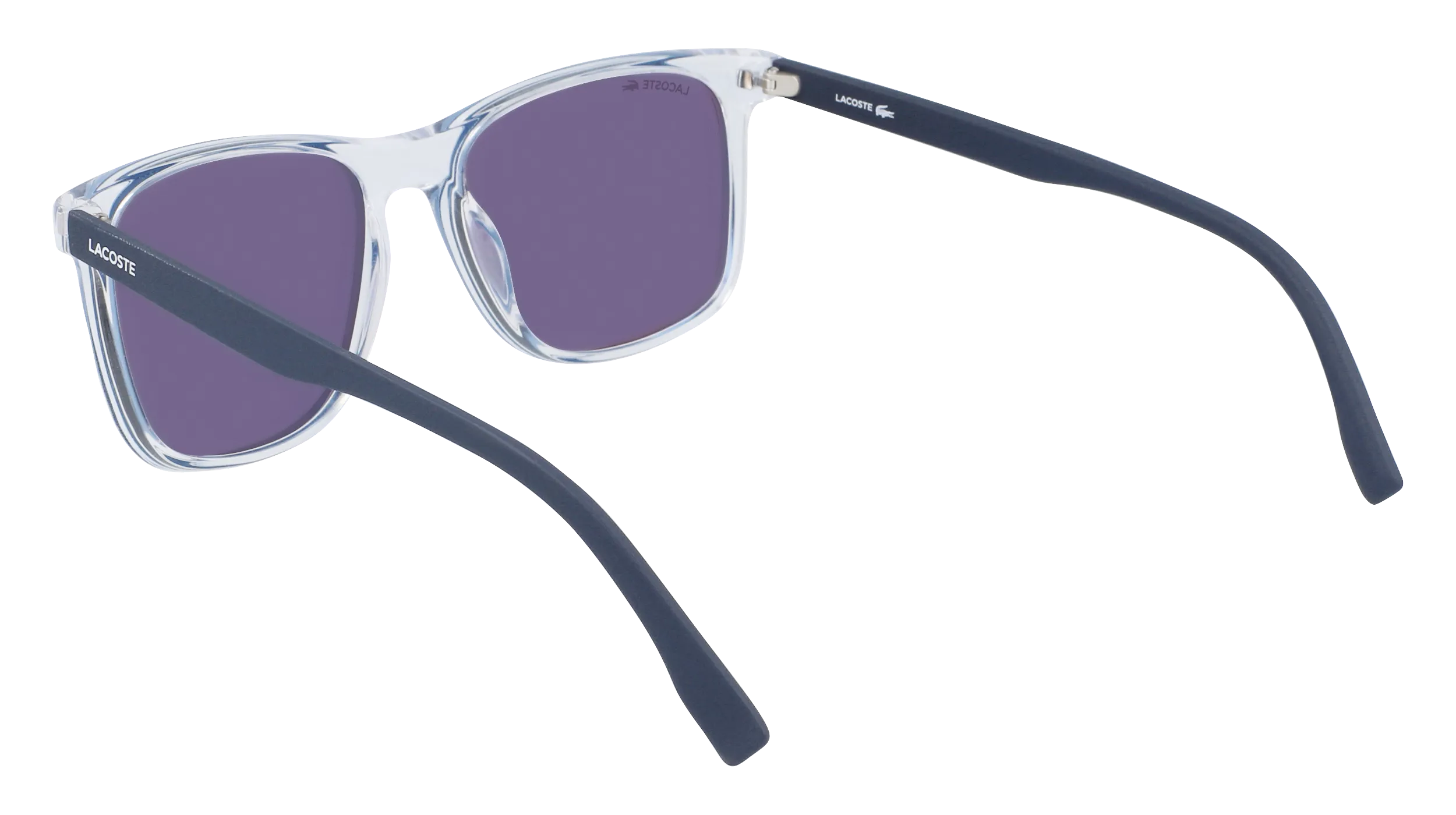 Lacoste L882S N 414 Occhiali da sole Iniettato Blu Squadrata Normale - immagine 4