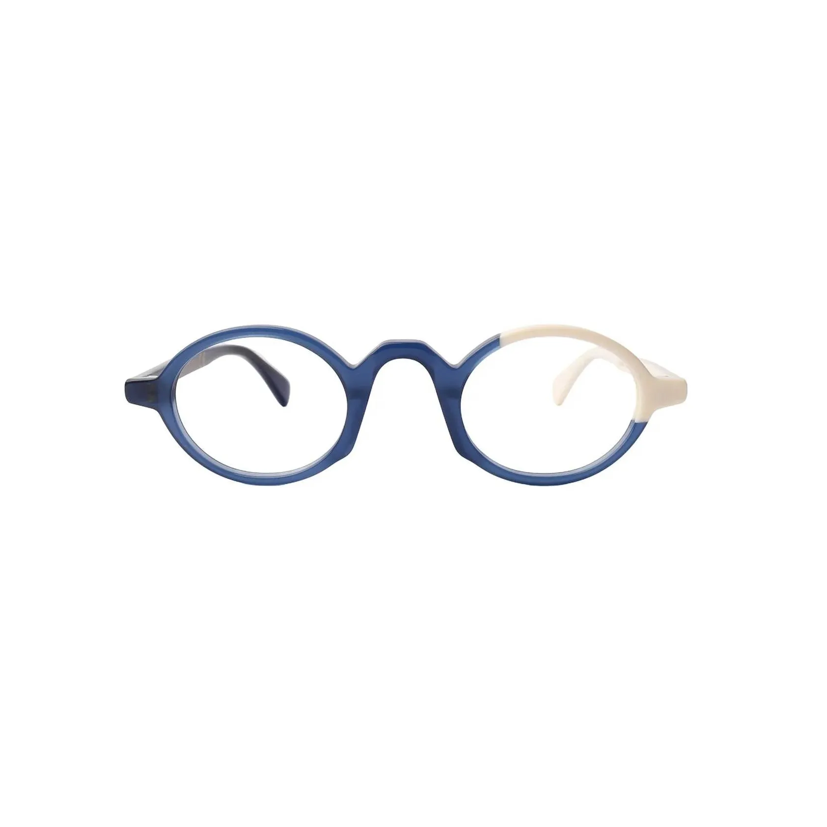 XLAB Unisex St.Elena Montature da vista Acetato Nero Rotonda Antiriflesso Antiriflesso - immagine 2