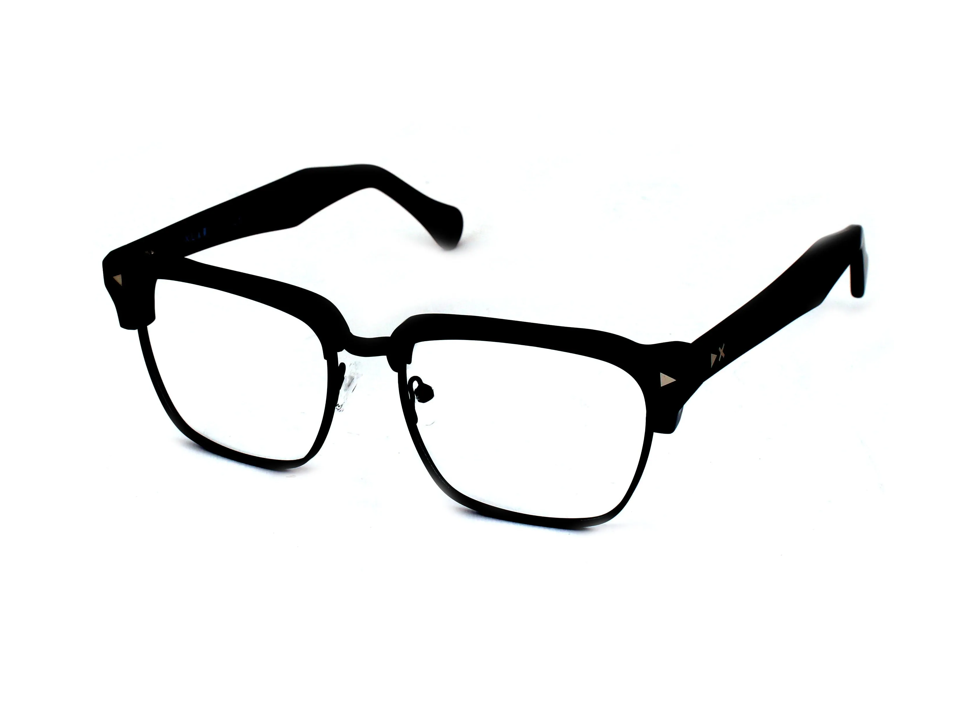 XLAB Unisex Maui Montature da vista Cello-metallo Nero/Oro Grigio Squadrata Fotocromatiche - immagine 1