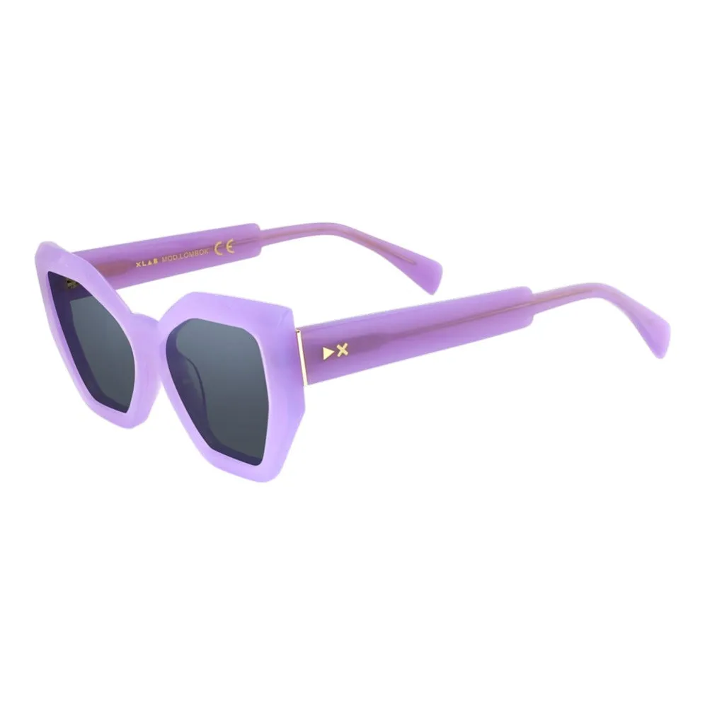 XLAB Donna Lombok Montature da vista Acetato Lilla trasparente Cat Eye Anti-luce blu Anti luce blu - per PC - immagine 4