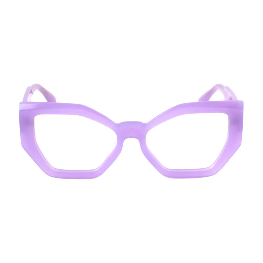 XLAB Donna Lombok Montature da vista Acetato Nero Cat Eye Antiriflesso Antiriflesso - immagine 2