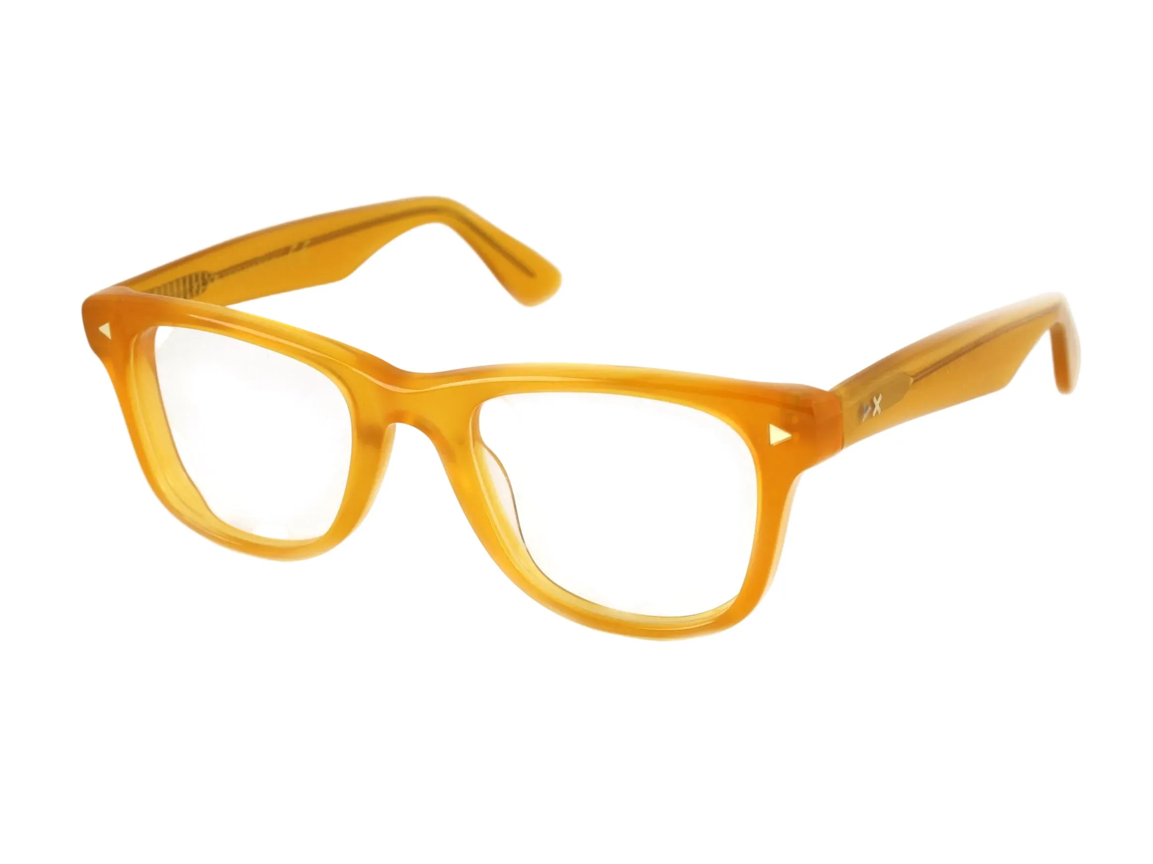 XLAB Unisex Madeira Montature da vista Acetato Tartaruga scuro Marrone Squadrata Fotocromatiche - immagine 1