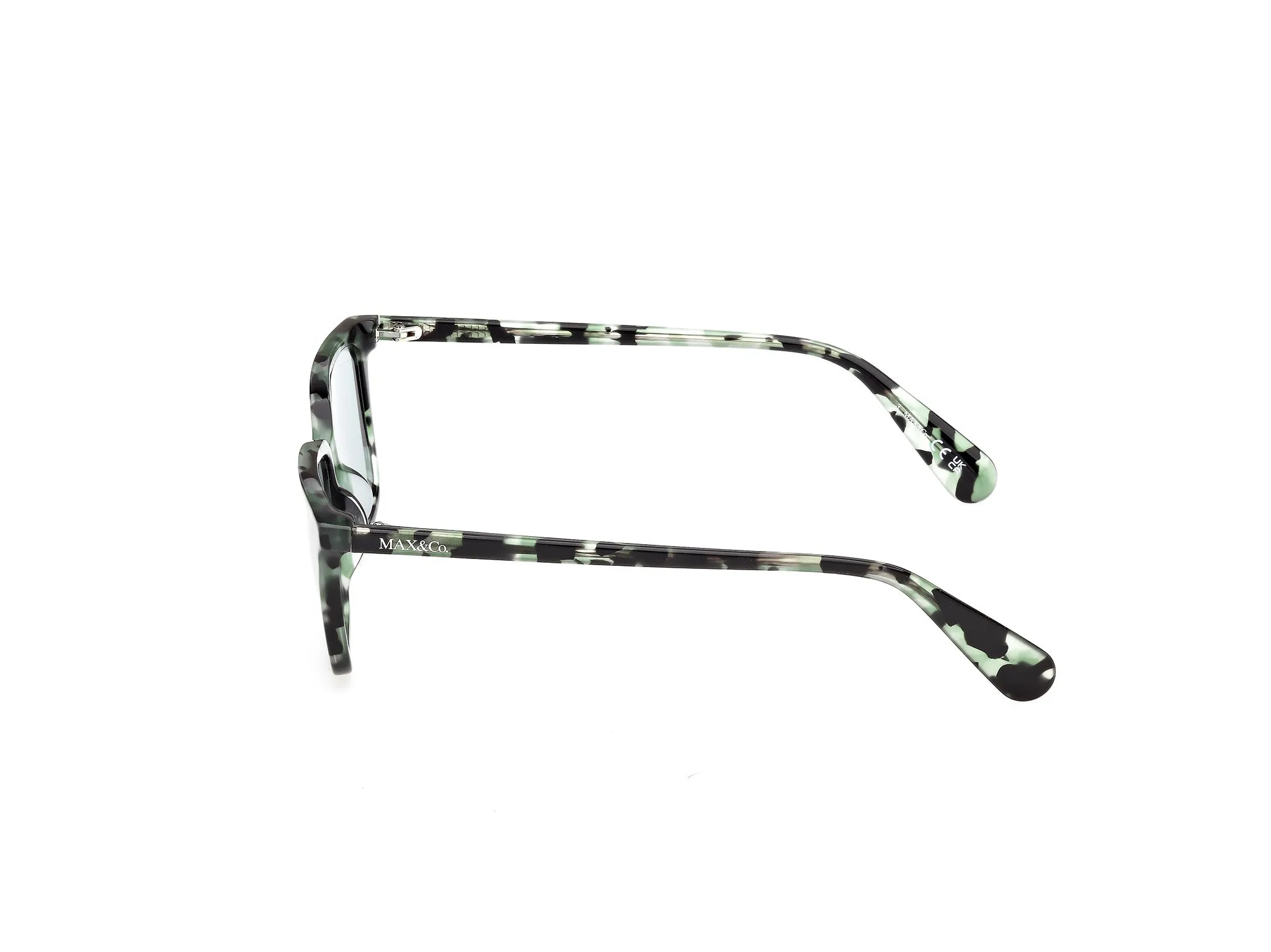 MAX&Co MO0165 55N Occhiali da sole Havana Verde Squadrata Normale - immagine 3