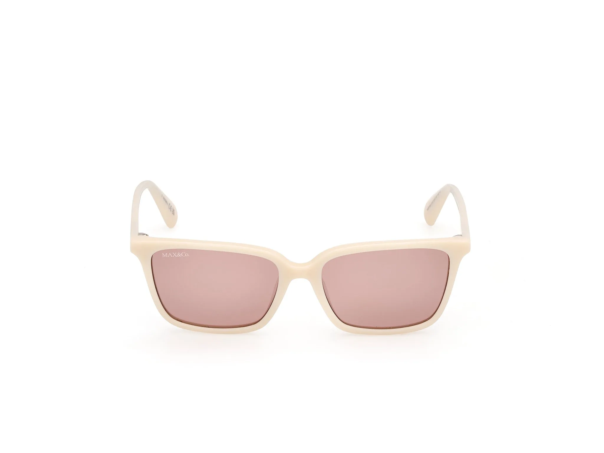 MAX&Co MO0165 21S Occhiali da sole Bianco Bordeaux Squadrata Normale - immagine 2