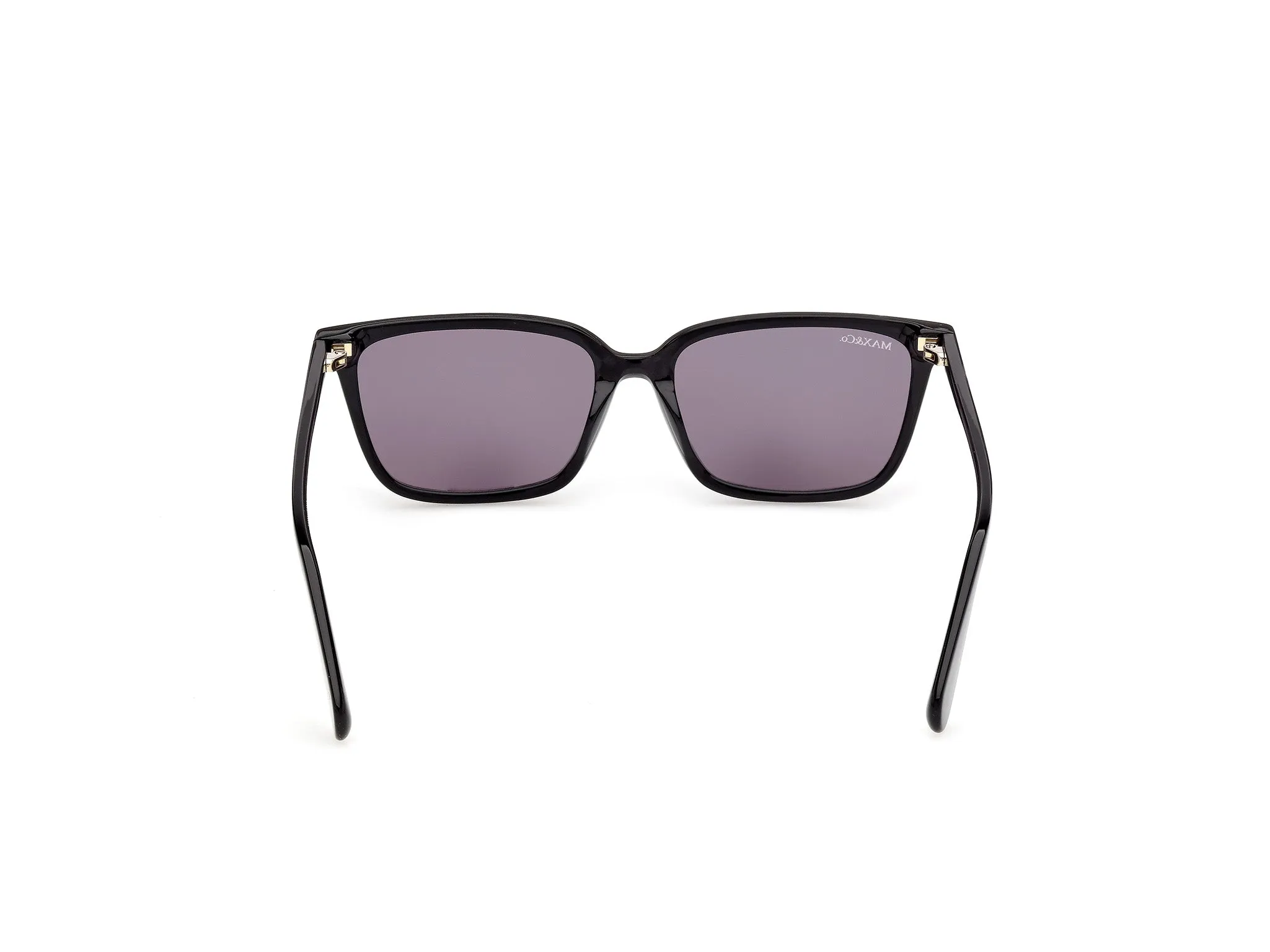 MAX&Co MO0165 01A Occhiali da sole Nero Fumo Squadrata Normale - immagine 4