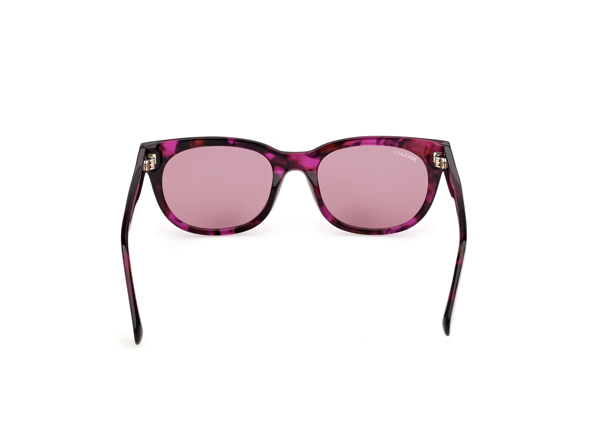MAX&Co MO0163 55Y Occhiali da sole Havana Viola Farfalla Normale - immagine 4