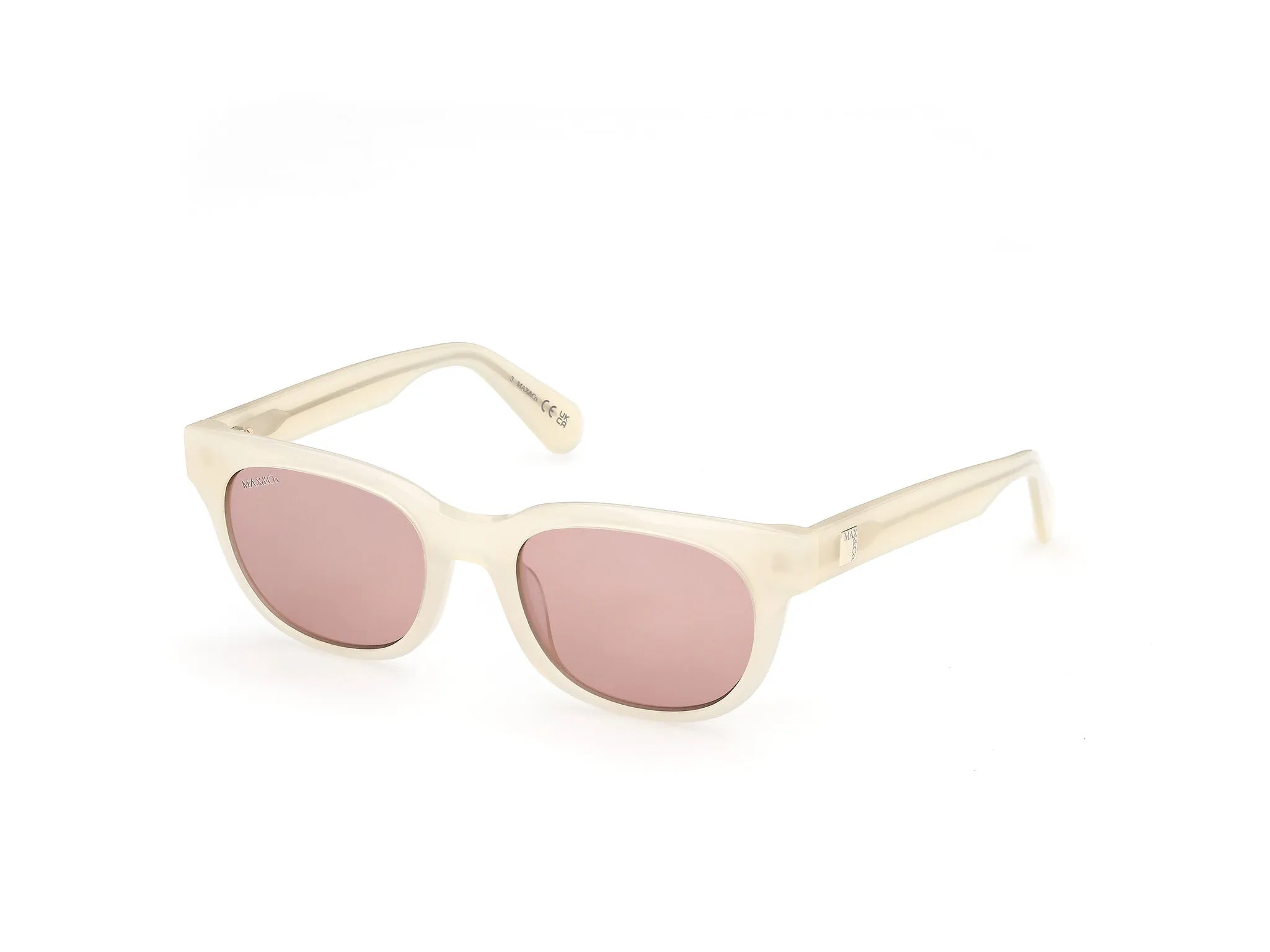 MAX&Co MO0163 21S Occhiali da sole Bianco Bordeaux Farfalla Normale - immagine 1