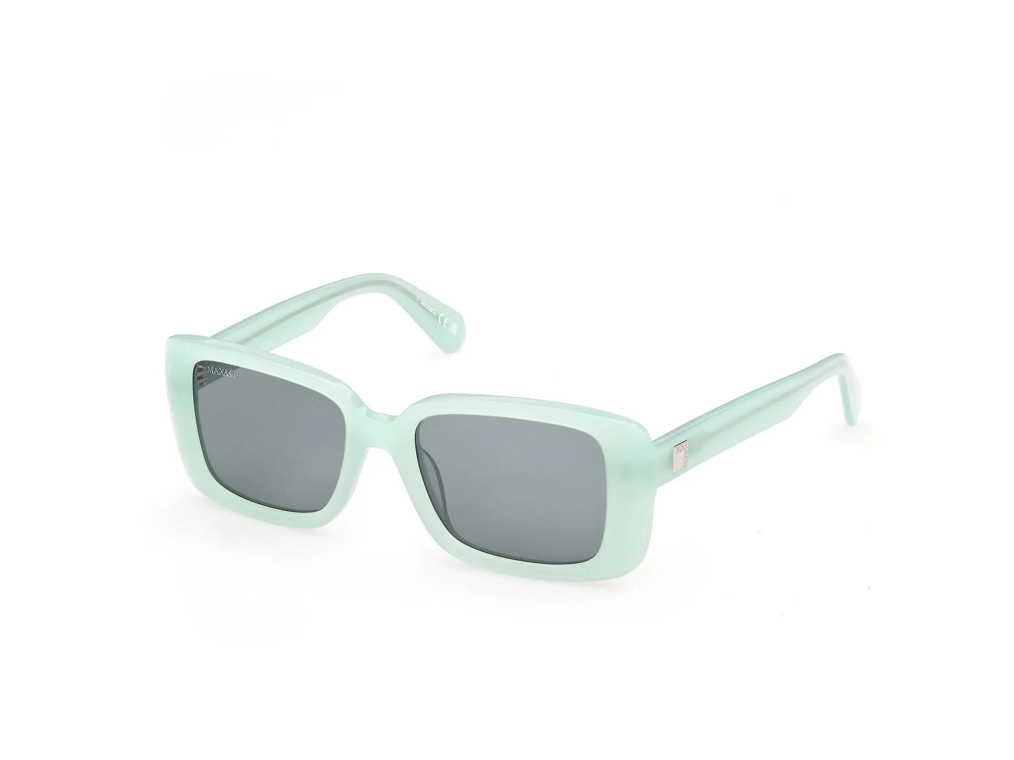 MAX&Co MO0162 93N Occhiali da sole Verde Verde Squadrata Normale - immagine 1