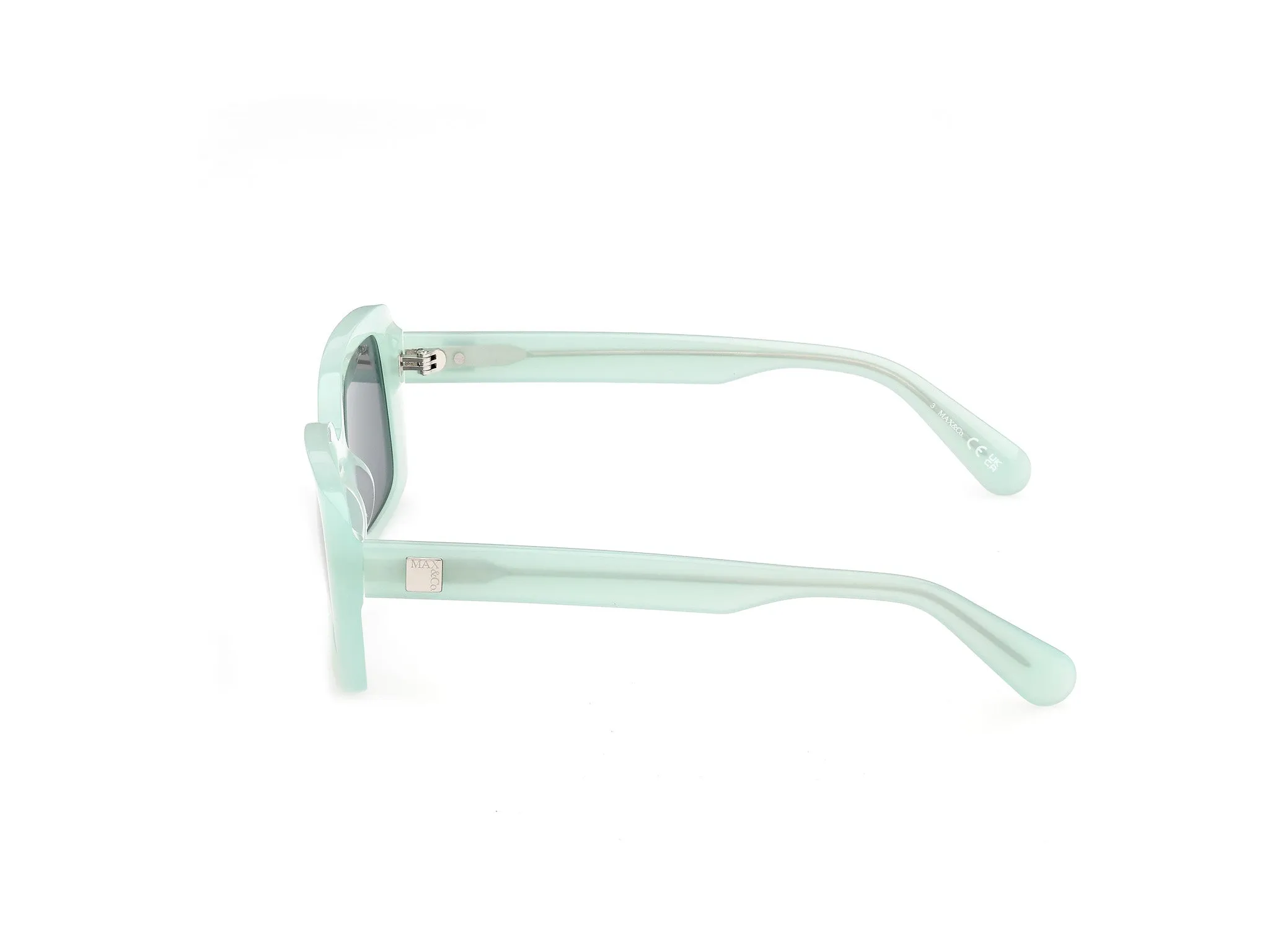 MAX&Co MO0162 93N Occhiali da sole Verde Verde Squadrata Normale - immagine 3