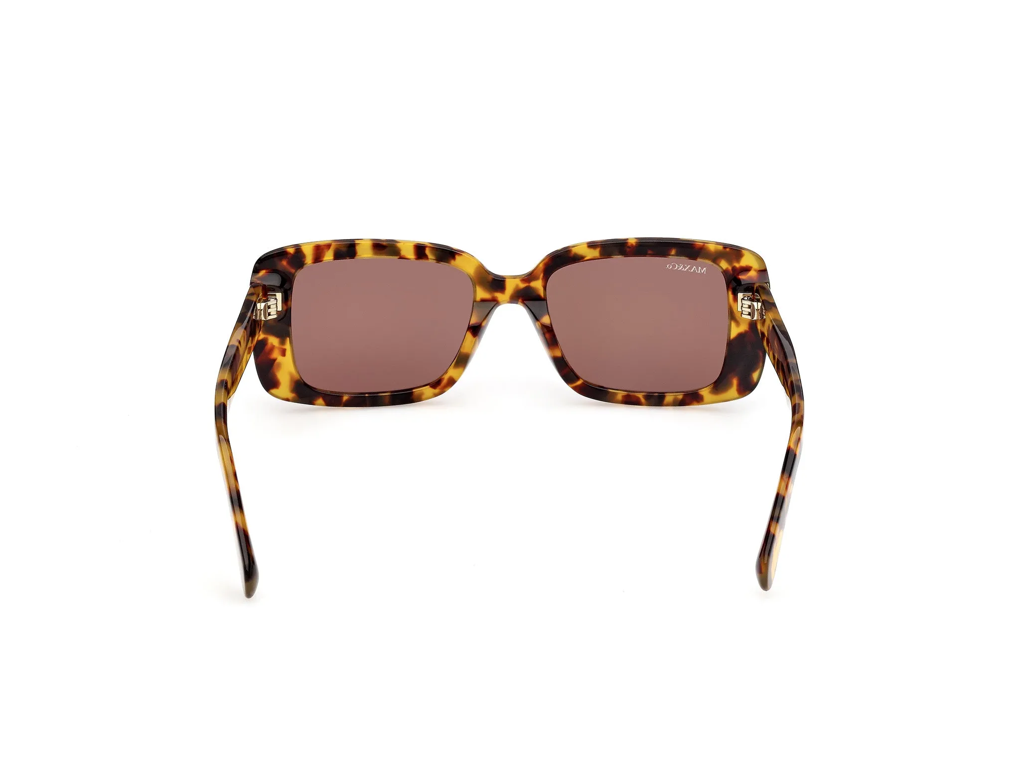 MAX&Co MO0162 53E Occhiali da sole Havana Marrone Squadrata Normale - immagine 4