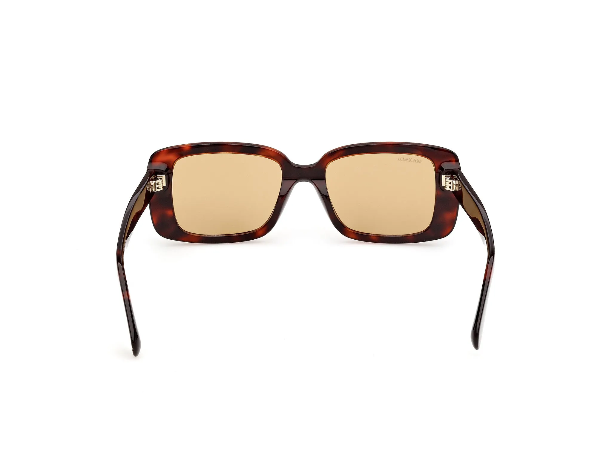 MAX&Co MO0162 52J Occhiali da sole Havana Roviex Squadrata Normale - immagine 4