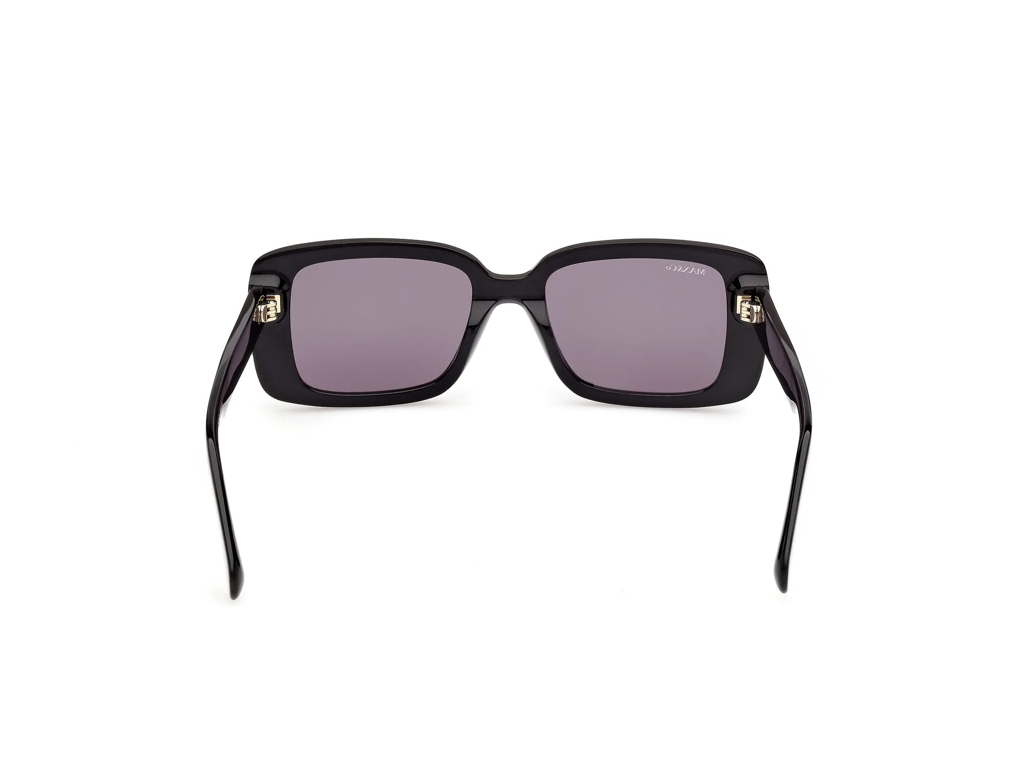 MAX&Co MO0162 01A Occhiali da sole Nero Fumo Squadrata Normale - immagine 4