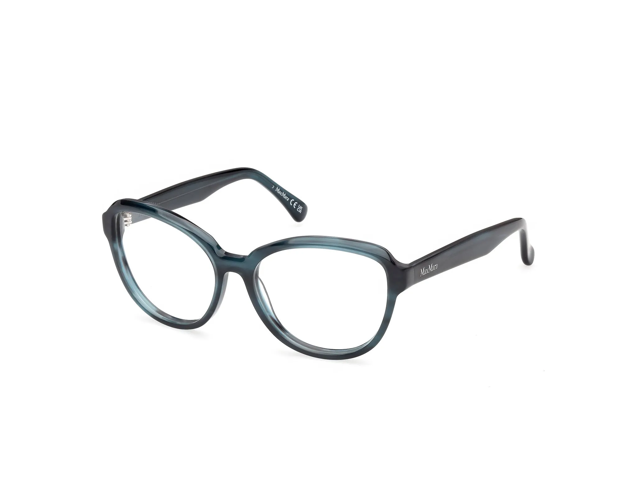 Max Mara MM5249 64 Montature da vista Marrone Rotonda Normale - immagine 1