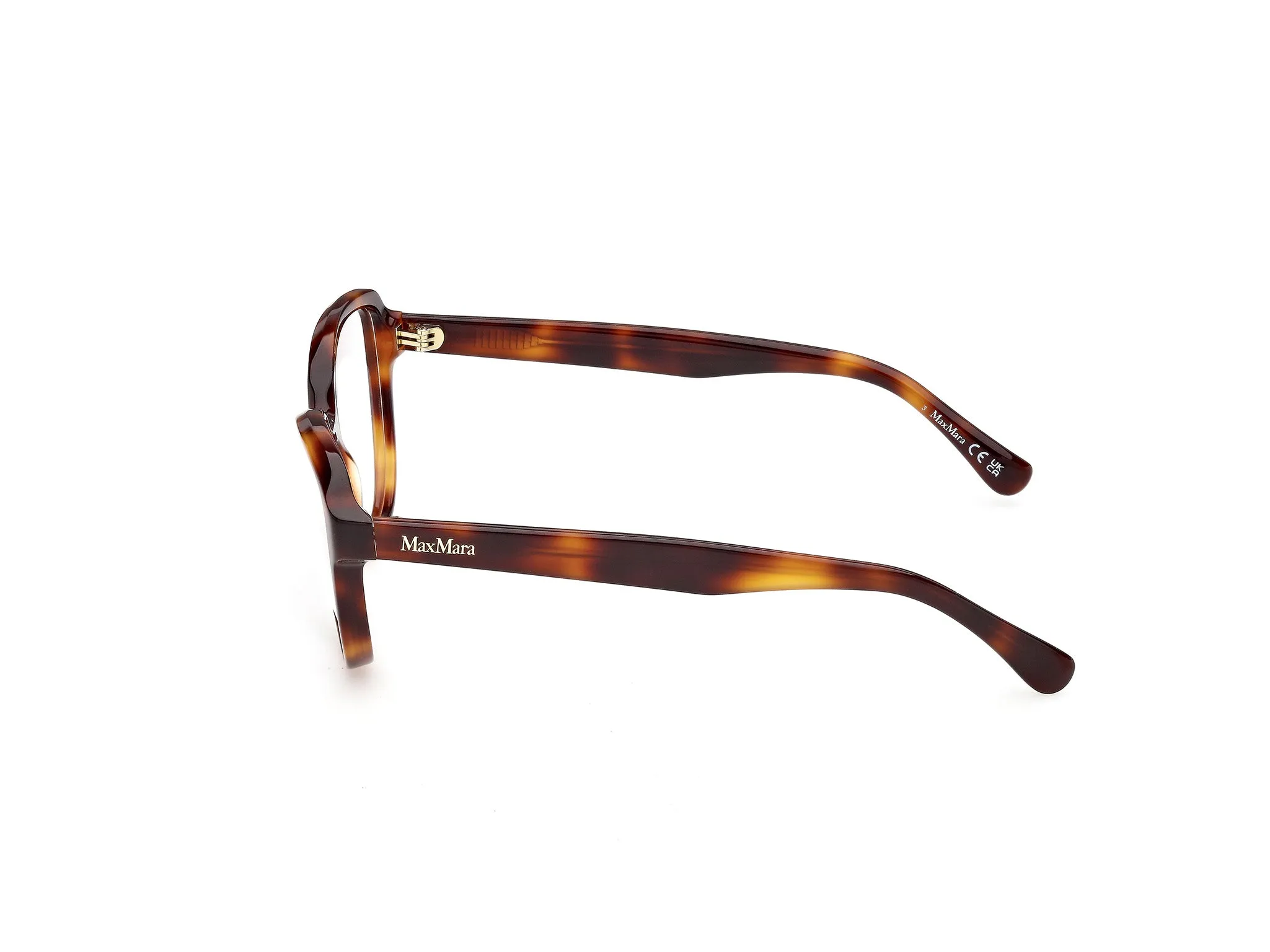 Max Mara MM5249 52 Montature da vista Havana Rotonda Normale - immagine 3