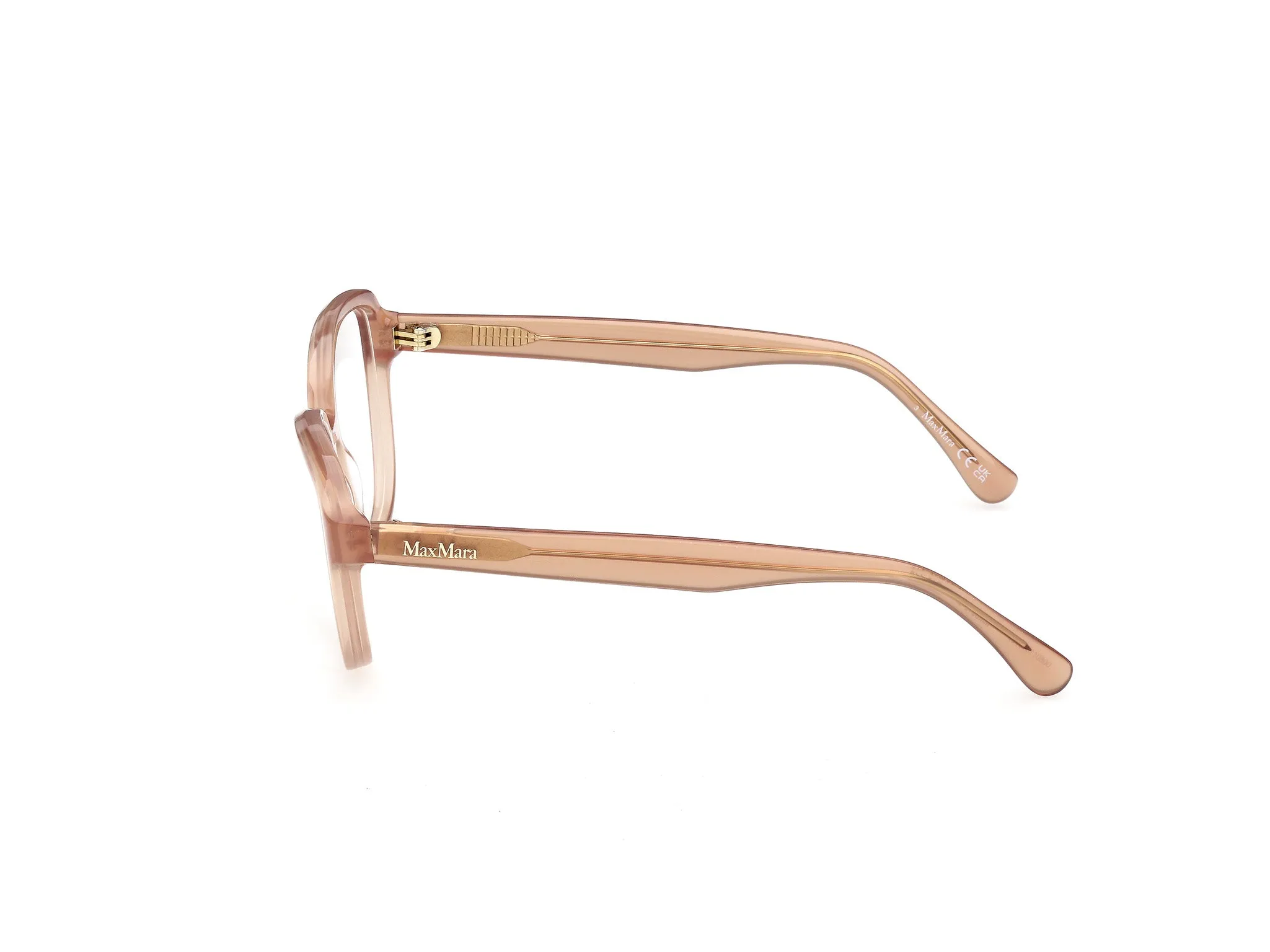 Max Mara MM5249 45 Montature da vista Beige Rotonda Normale - immagine 3