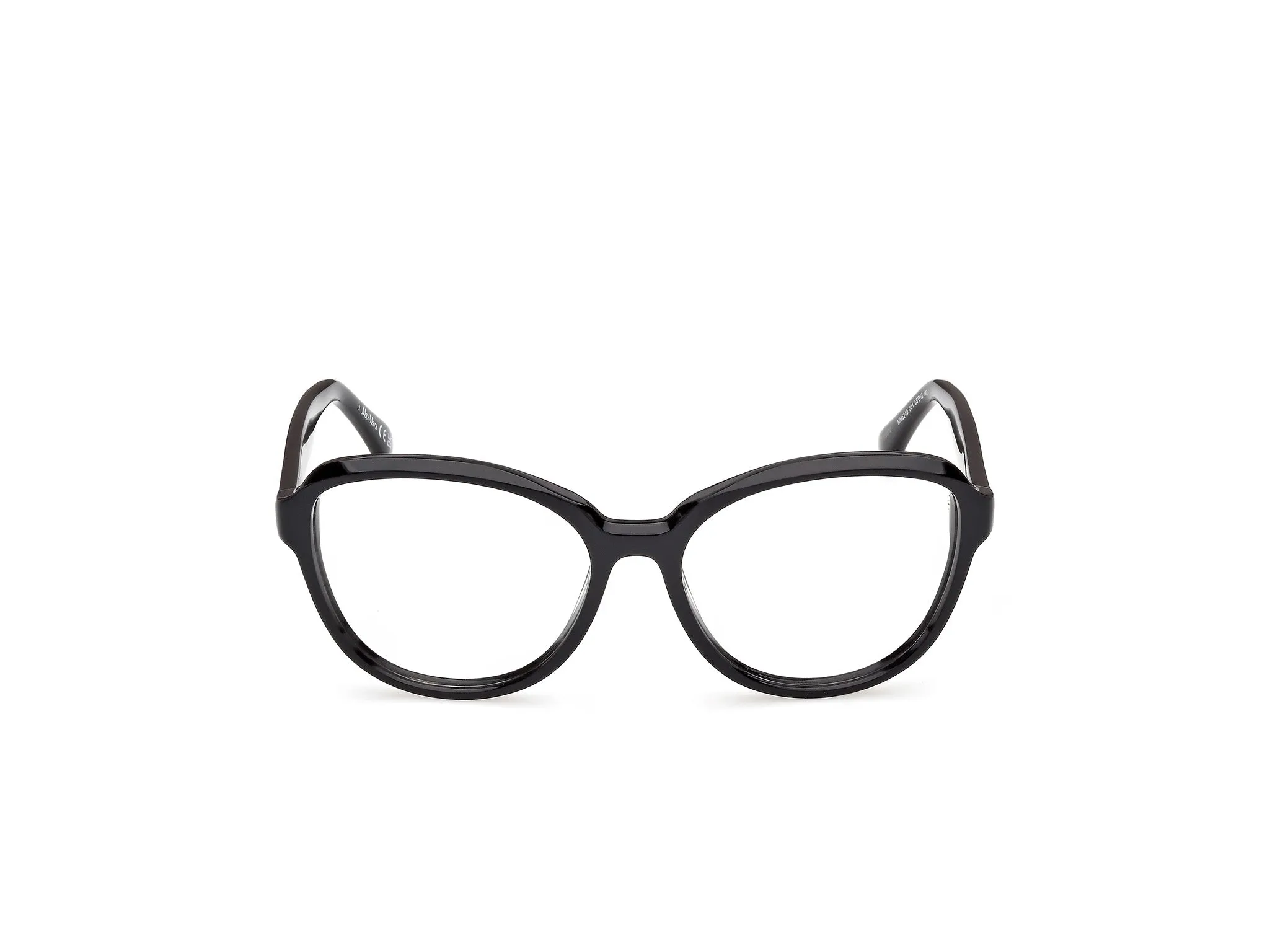 Max Mara MM5249 1 Montature da vista Nero Rotonda Normale - immagine 2
